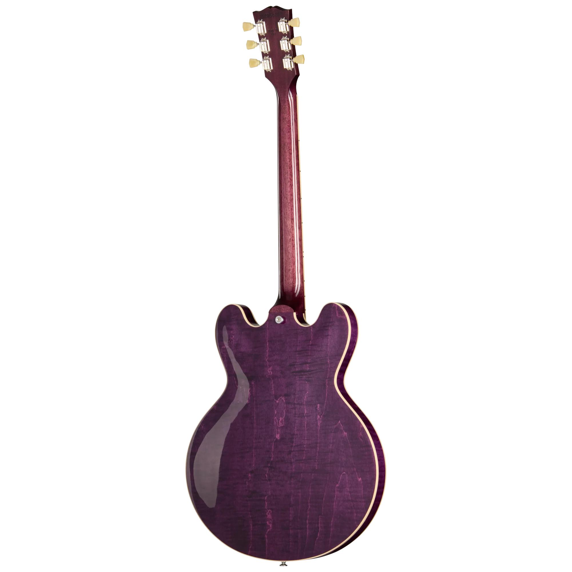Gibson ES-335 Figured Semi-Hollow Electric Guitar in Translucent Purple - ES35F25PRNH3-Back.jpg