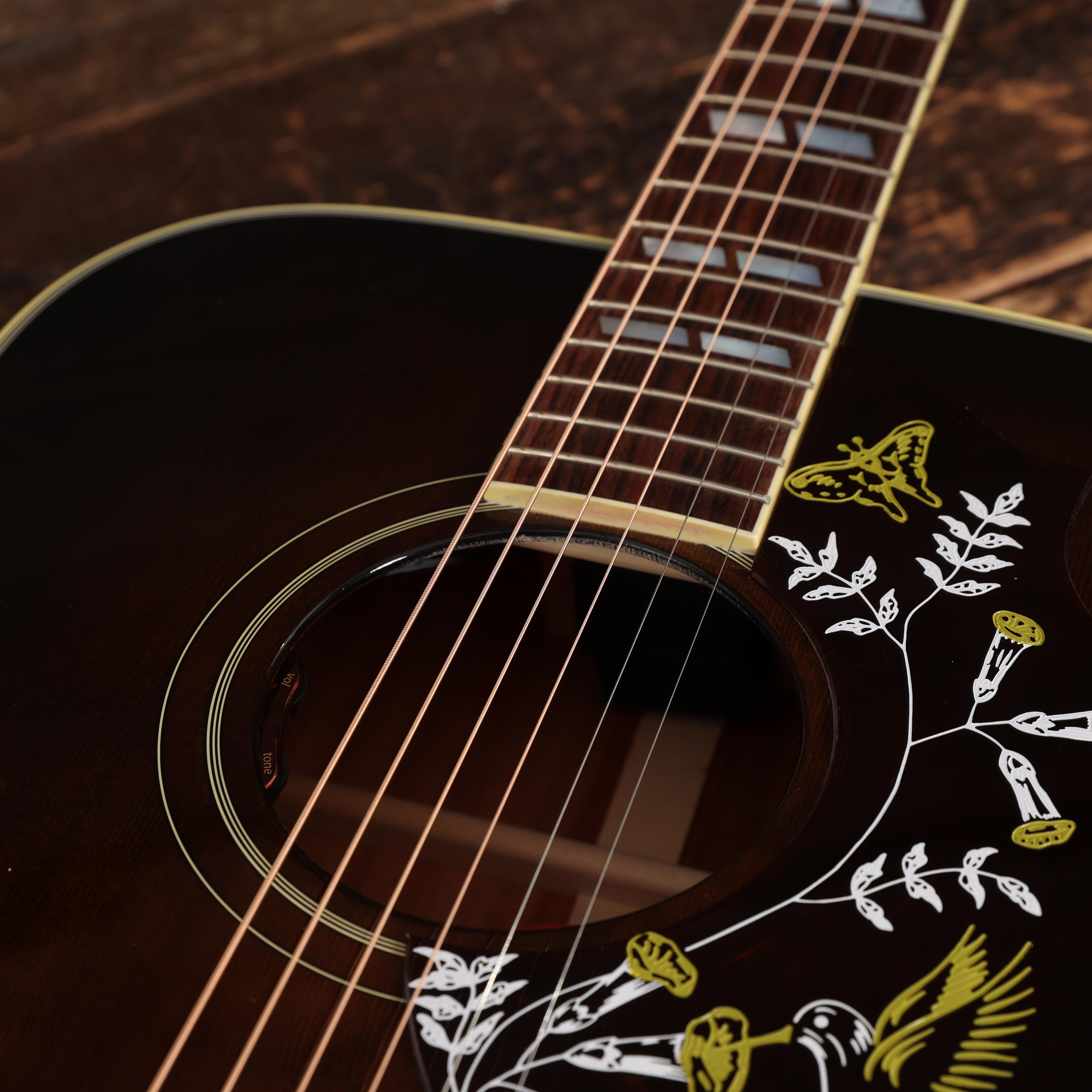 Gibson Hummingbird Original Electro Acoustic Guitar in Dark Burst - 23005088 (9).JPG