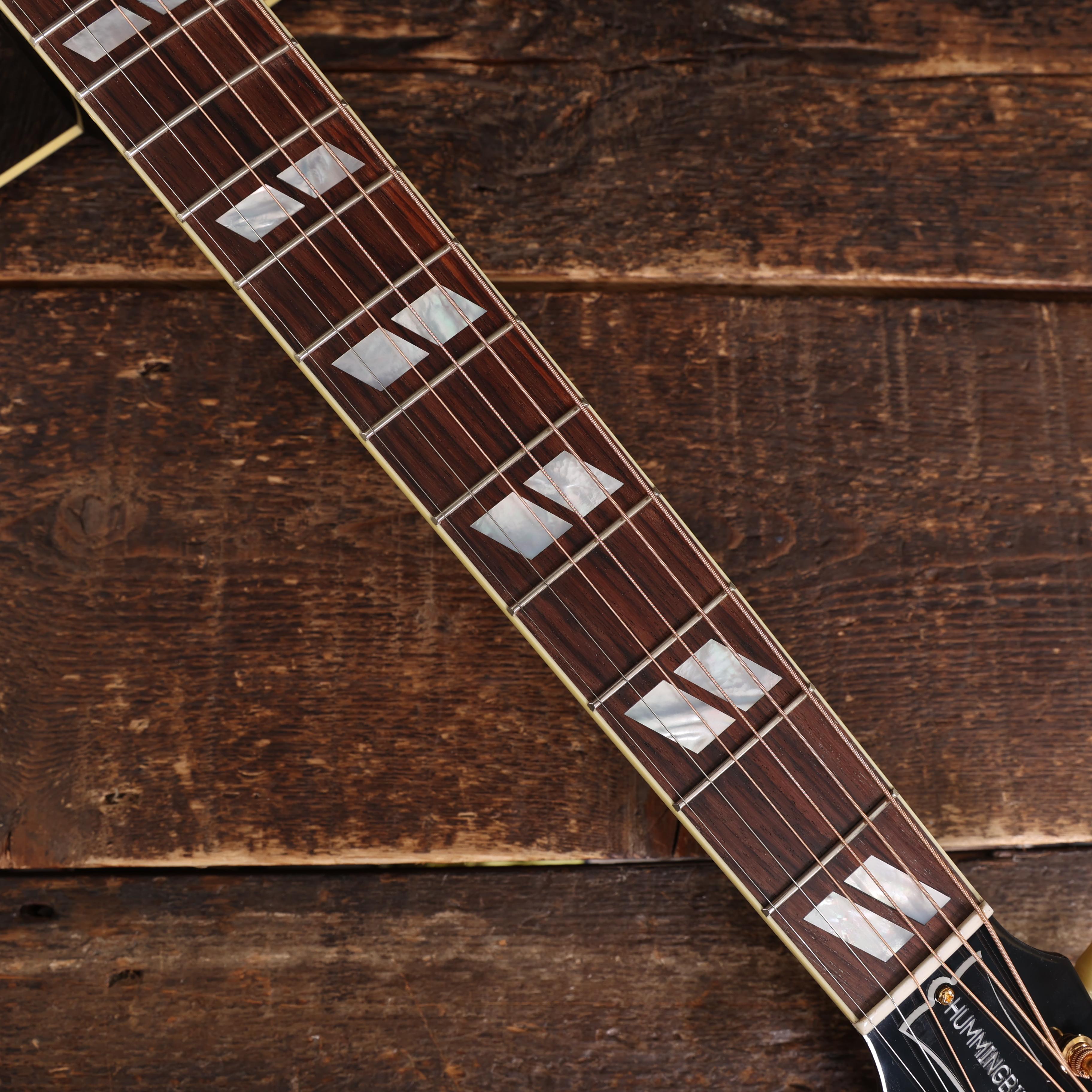 Gibson Hummingbird Original Electro Acoustic Guitar in Dark Burst - 23005088 (13).JPG