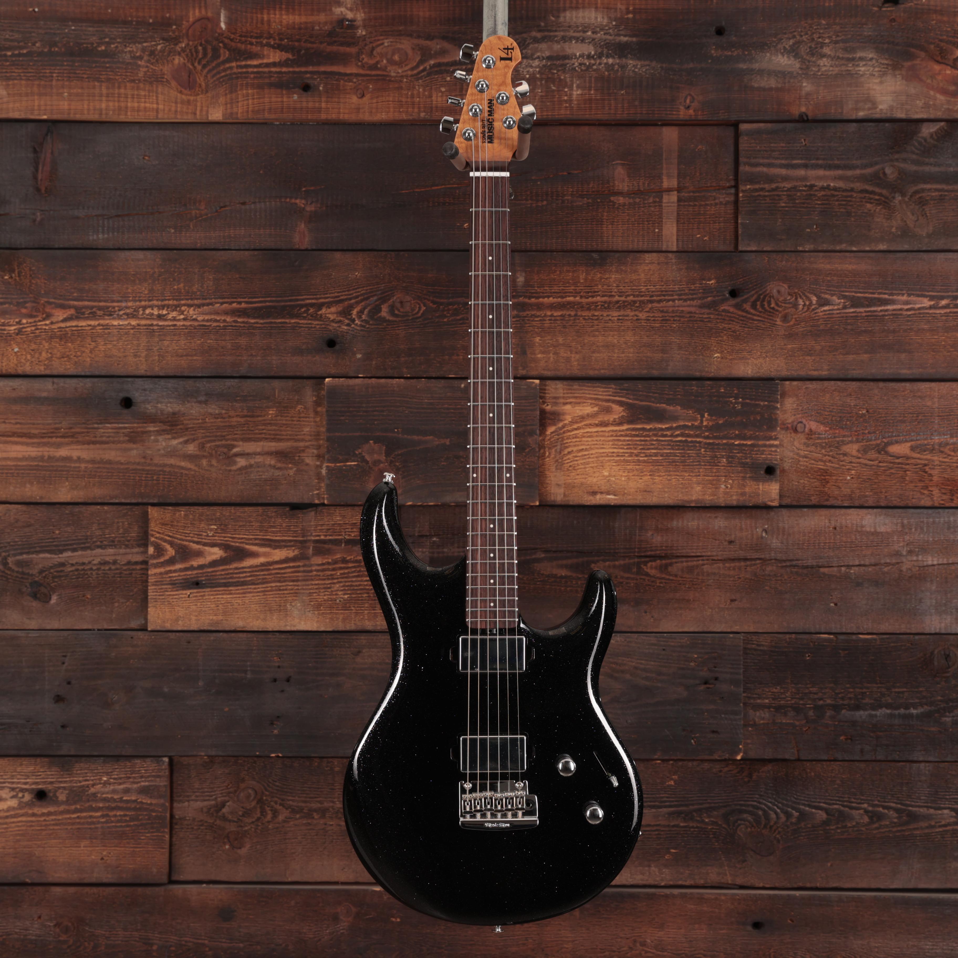 B Stock : Music Man Luke 4 - HH - Black Sparkle - Roasted Figured Maple-Rosewood - Chrome Hardware 001 - h05825 (4).jpg