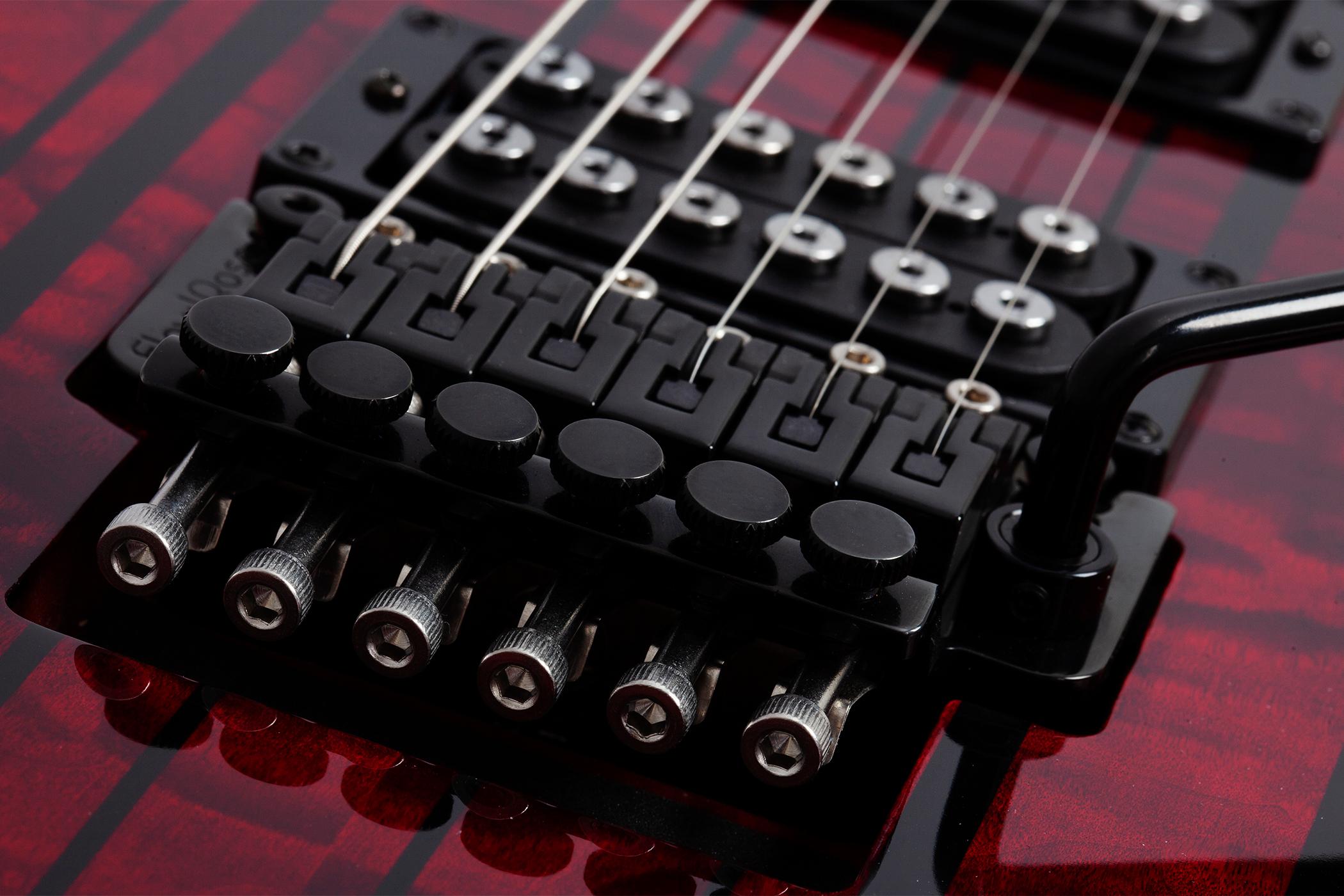 Schecter Synyster Gates Signature Standard Plus Electric Guitar in Deep Red with Black Pin Stripes - SCH-GTR-1753-Trem.jpg