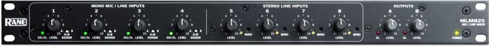 Rane MLM82S Microphone Analogue Line Mixer - MLM82S_1.jpg