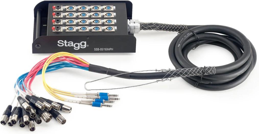 Stagg 16 XLR + 4 XLR Stagebox & 5 Metre Multicore System - SSB0516X4XH_1.jpg