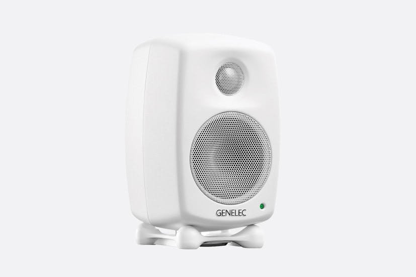 Genelec 8010 Two Way Active Studio Monitor in White - 539914-1663666225523.jpg