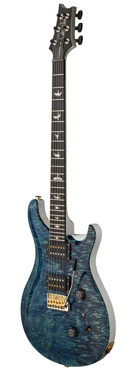 PRS Custom 24 10-Top Electric Guitar in River Blue Pearl - Custom 24 River Blue Pearl_3quarters.jpg
