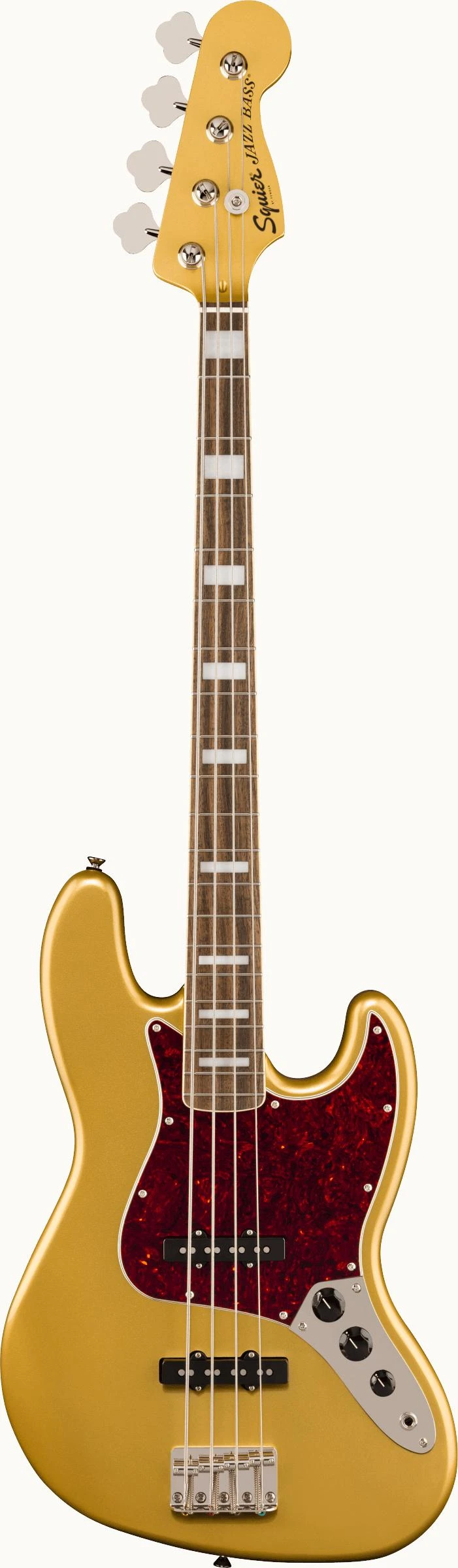 Squier FSR Classic Vibe '70s Jazz Bass Guitar in Aztec Gold - 0374546574-Front.jpg