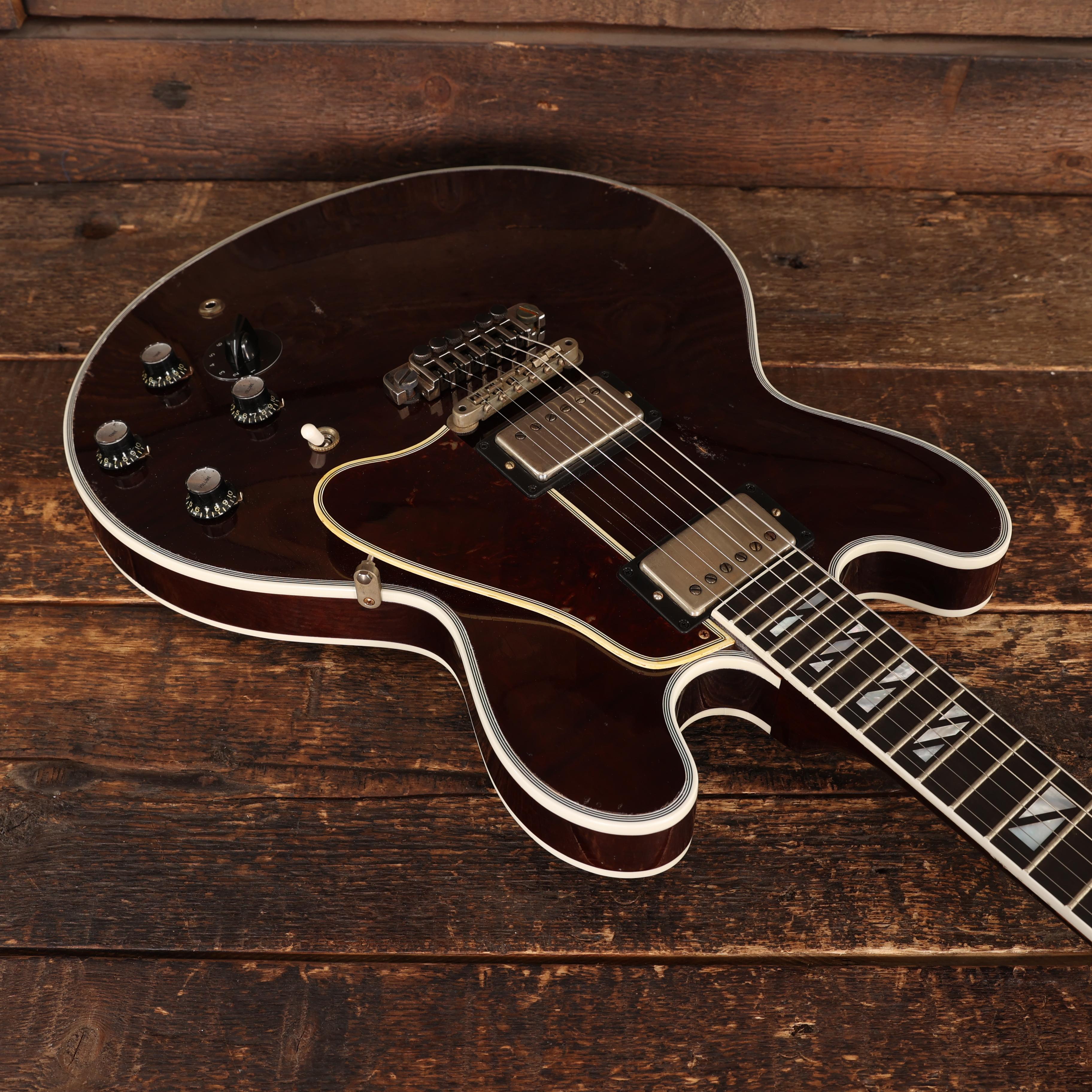 Gibson Custom Shop B.B. King Lucille Legacy Figured Semi-Hollow Electric Guitar in Dark Walnut, Heavy Aged - CS503359 (11).JPG