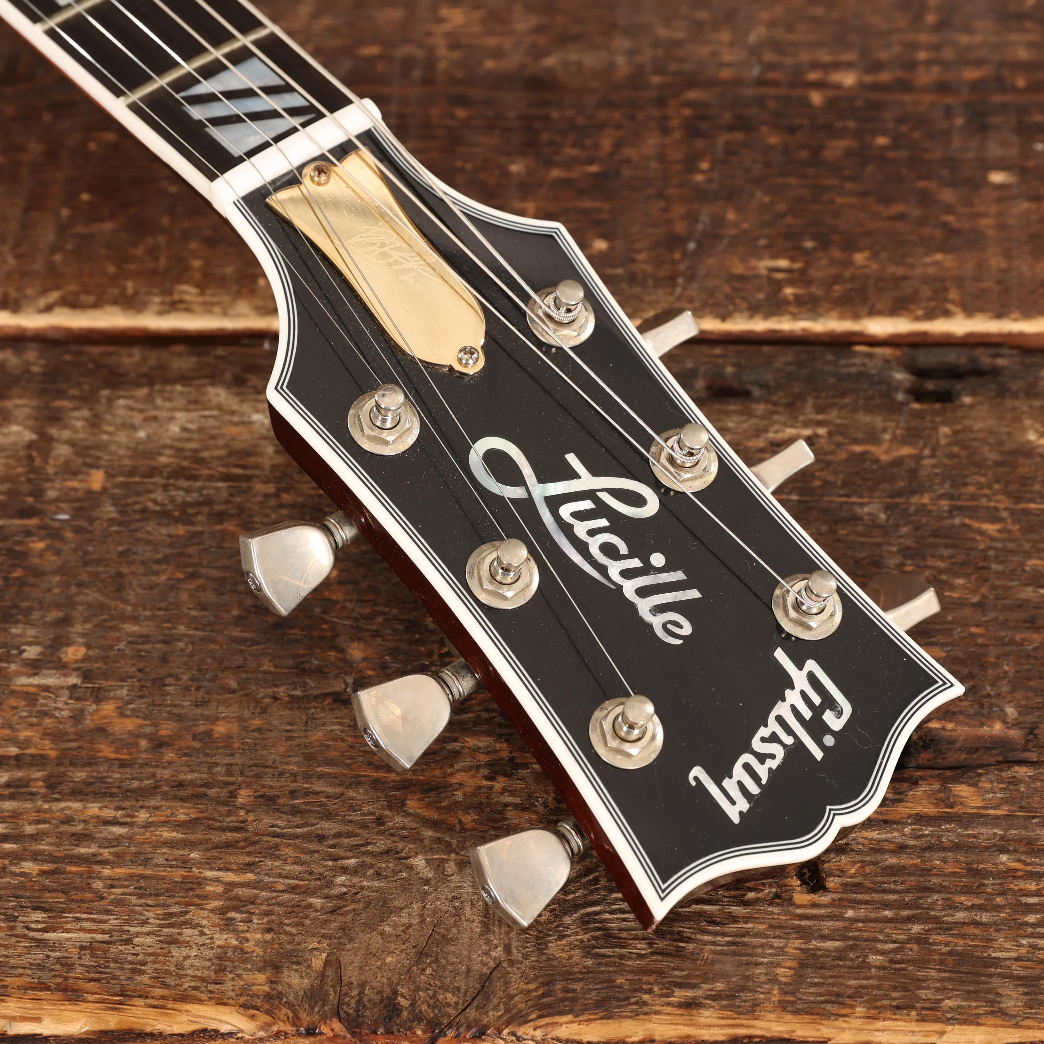 Gibson Custom Shop B.B. King Lucille Legacy Figured Semi-Hollow Electric Guitar in Dark Walnut, Heavy Aged - CS503359 (14).JPG