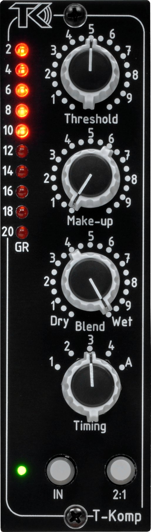 TK Audio TK-Komp 500 Series Mono Compressor - TK-KOMP-500-T-Komp500-Panel.jpg