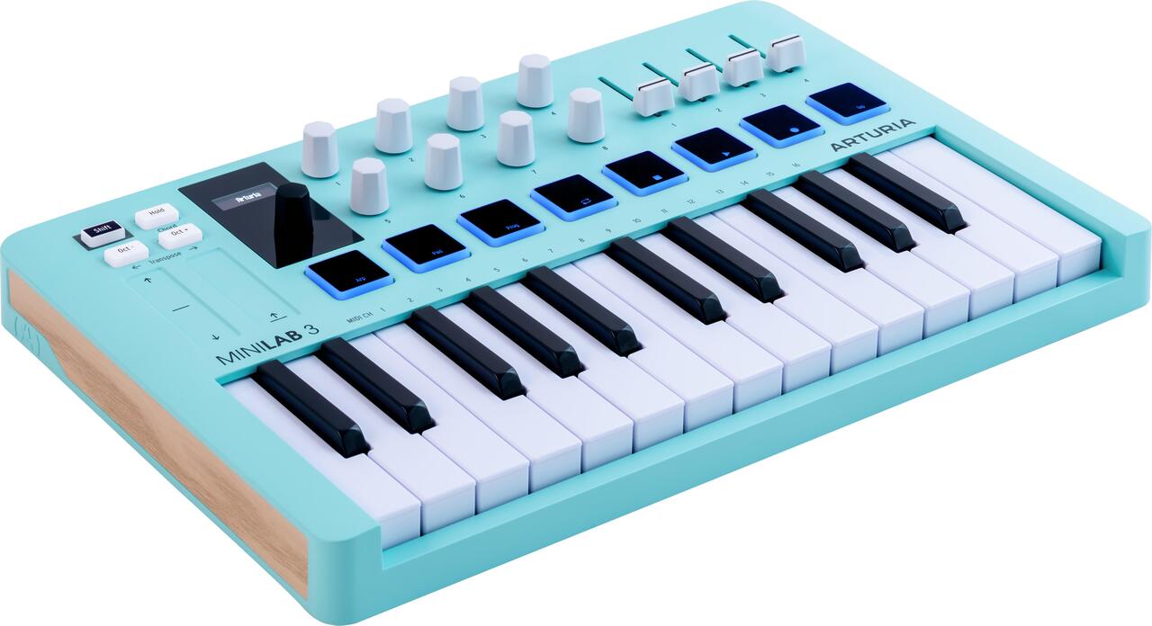 Arturia MiniLab 3 Aquamarine MIDI Keyboard & Controller - 231599_1.jpg