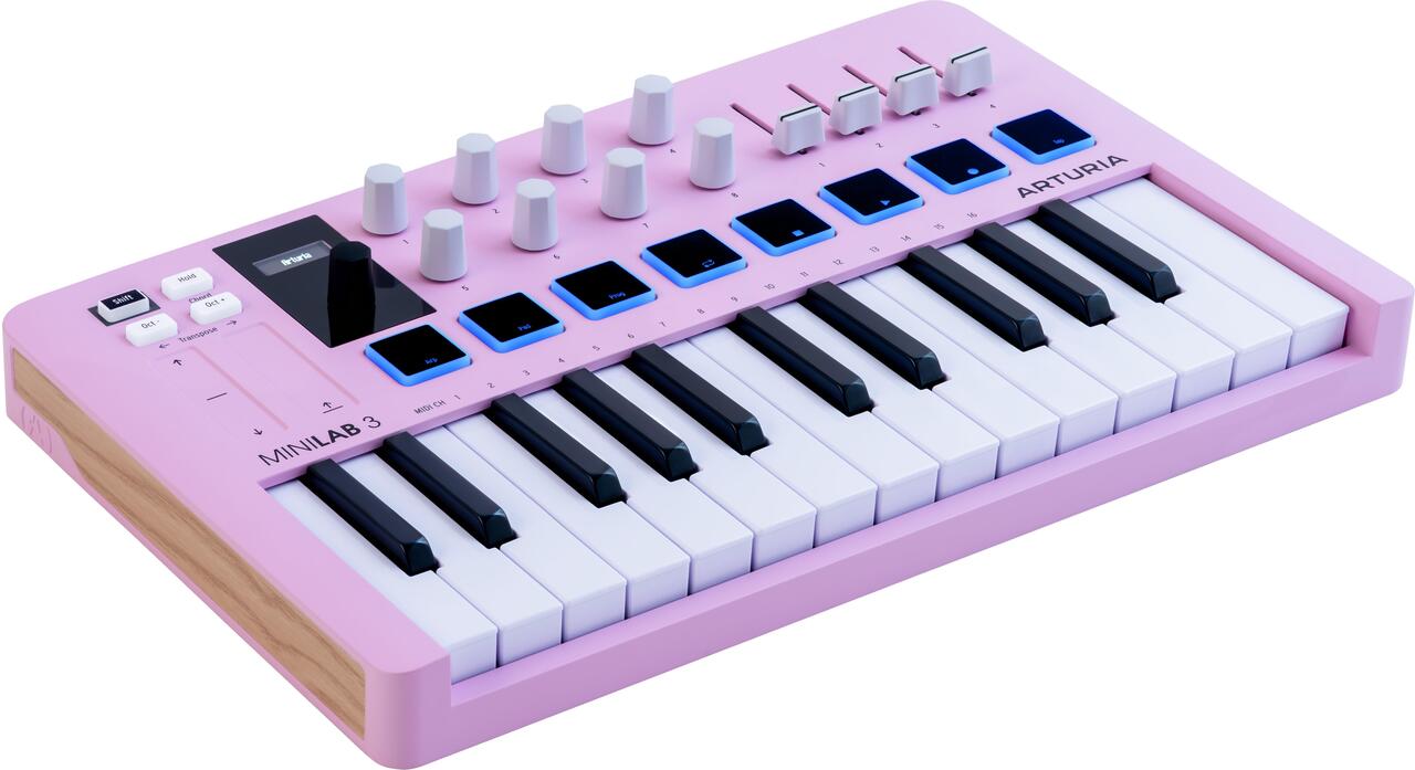 Arturia MiniLab 3 Rose Quartz 美品 Arturia MiniLab 3 Rose Quartz MIDI Keyboard & Controller