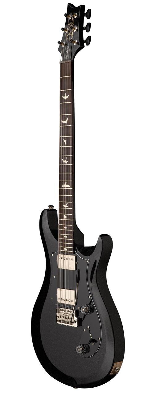 PRS S2 Standard 24 Electric Guitar in Black Rainbow Holoflake