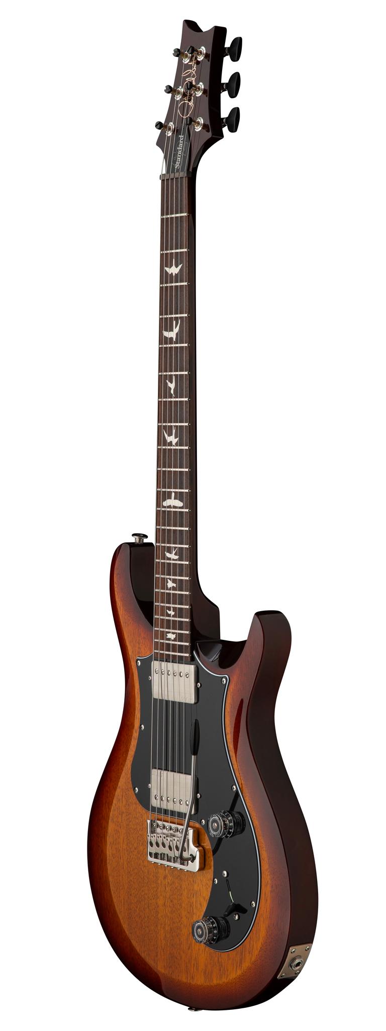 PRS S2 Standard 22 Electric Guitar in Dark Cherry Sunburst - 112823DS-Angle.jpg