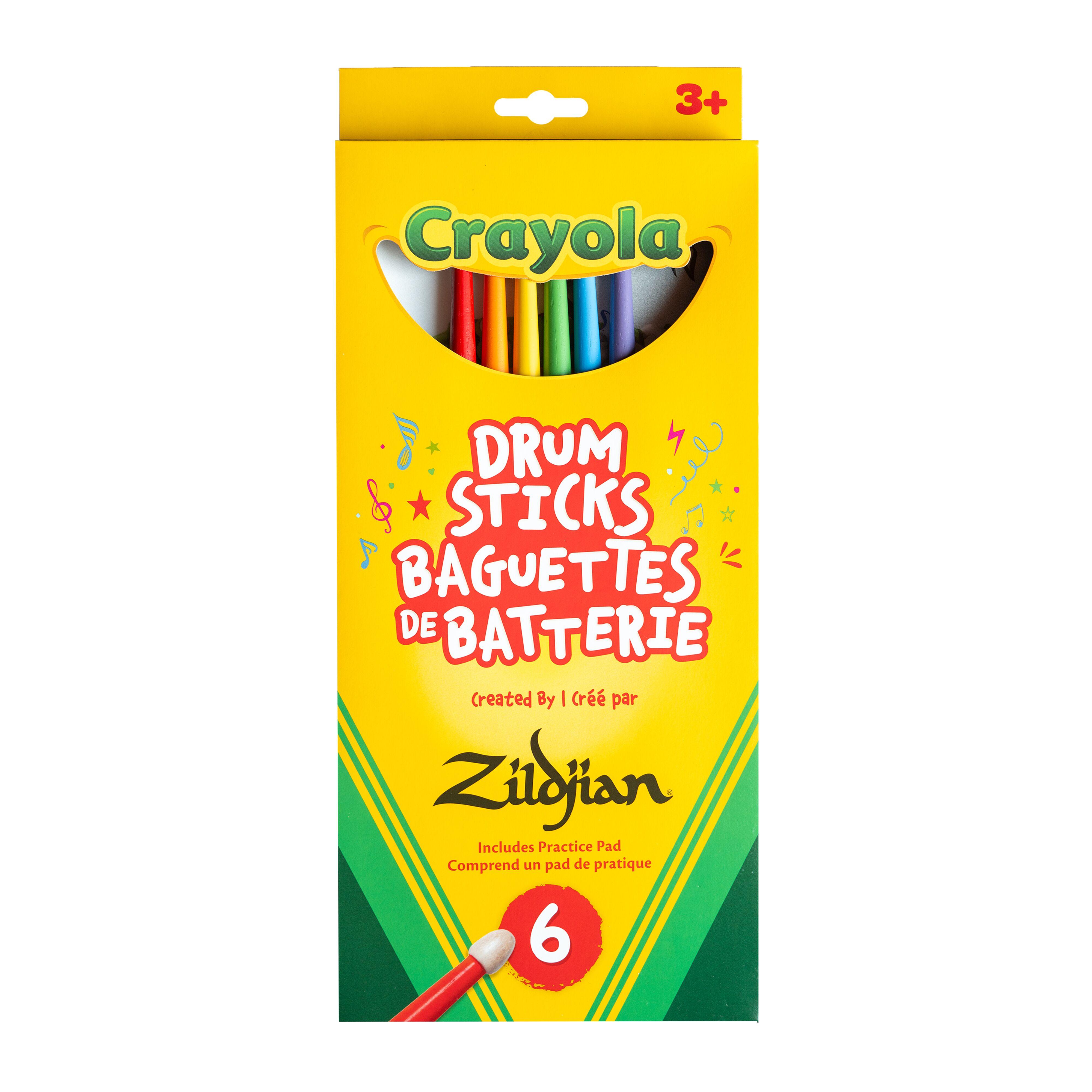 Zildjian x Crayola Kids Drumsticks - JPG-ZKIDS Crayola Packaging Front 2.jpg