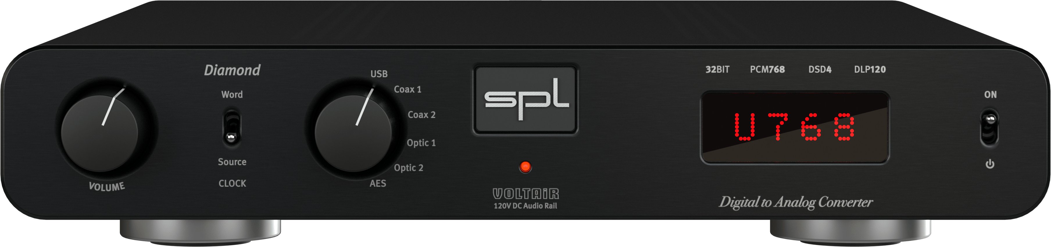 SPL Diamond DAC in Black - SPCDIAMONDB-SPL_Diamond_DAC_Front_Black.jpg