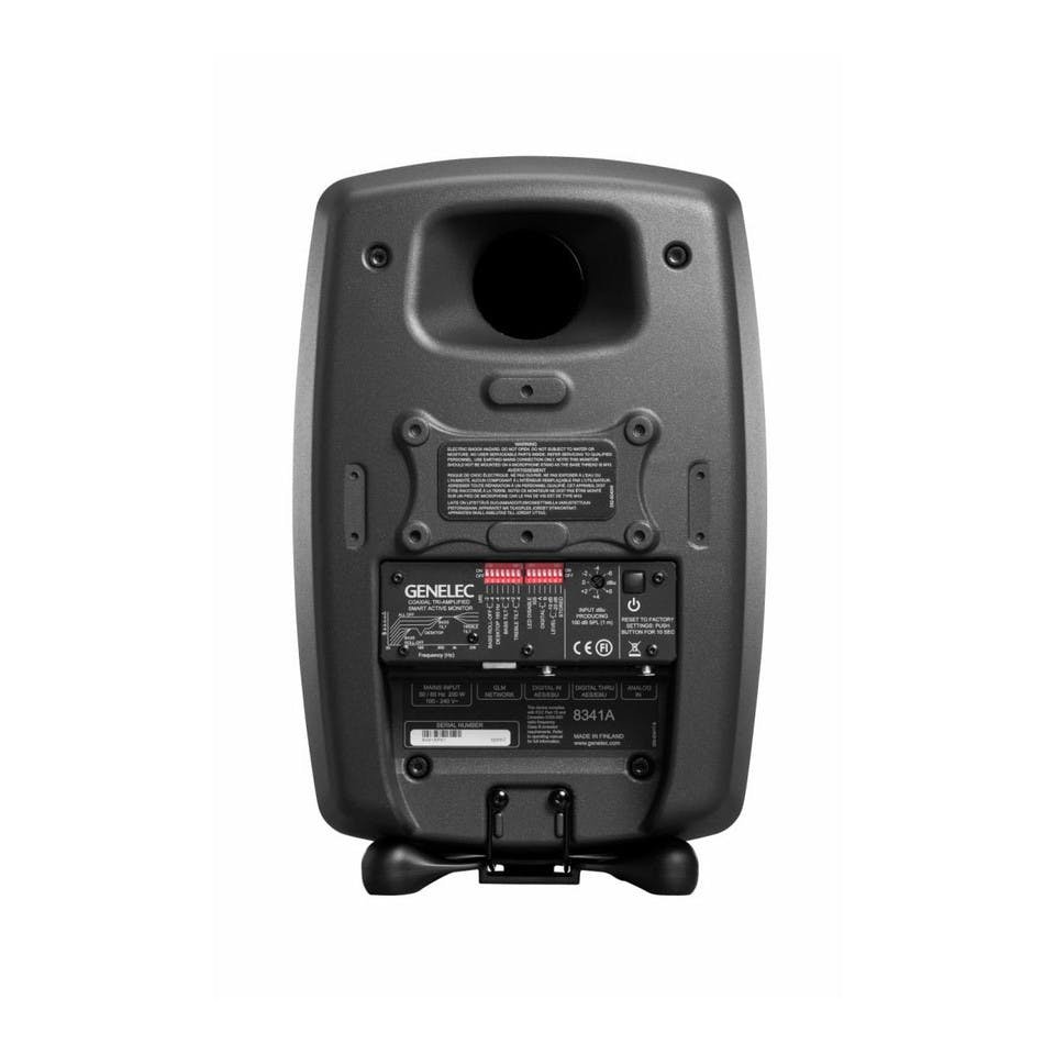 Genelec 8341 SAM Professional Studio Monitor in Black - 8341AM-genelec_8341apm_grey_back__83704.jpg