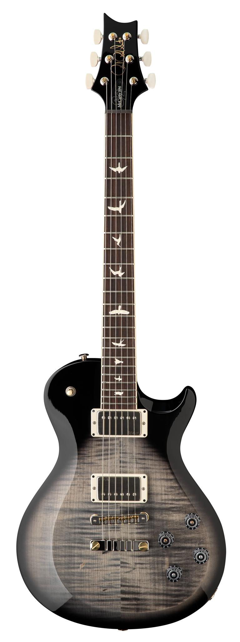 PRS S2 McCarty 594 Singlecut Electric Guitar in Faded Gray Black Burst - 112822GS-Front.jpg