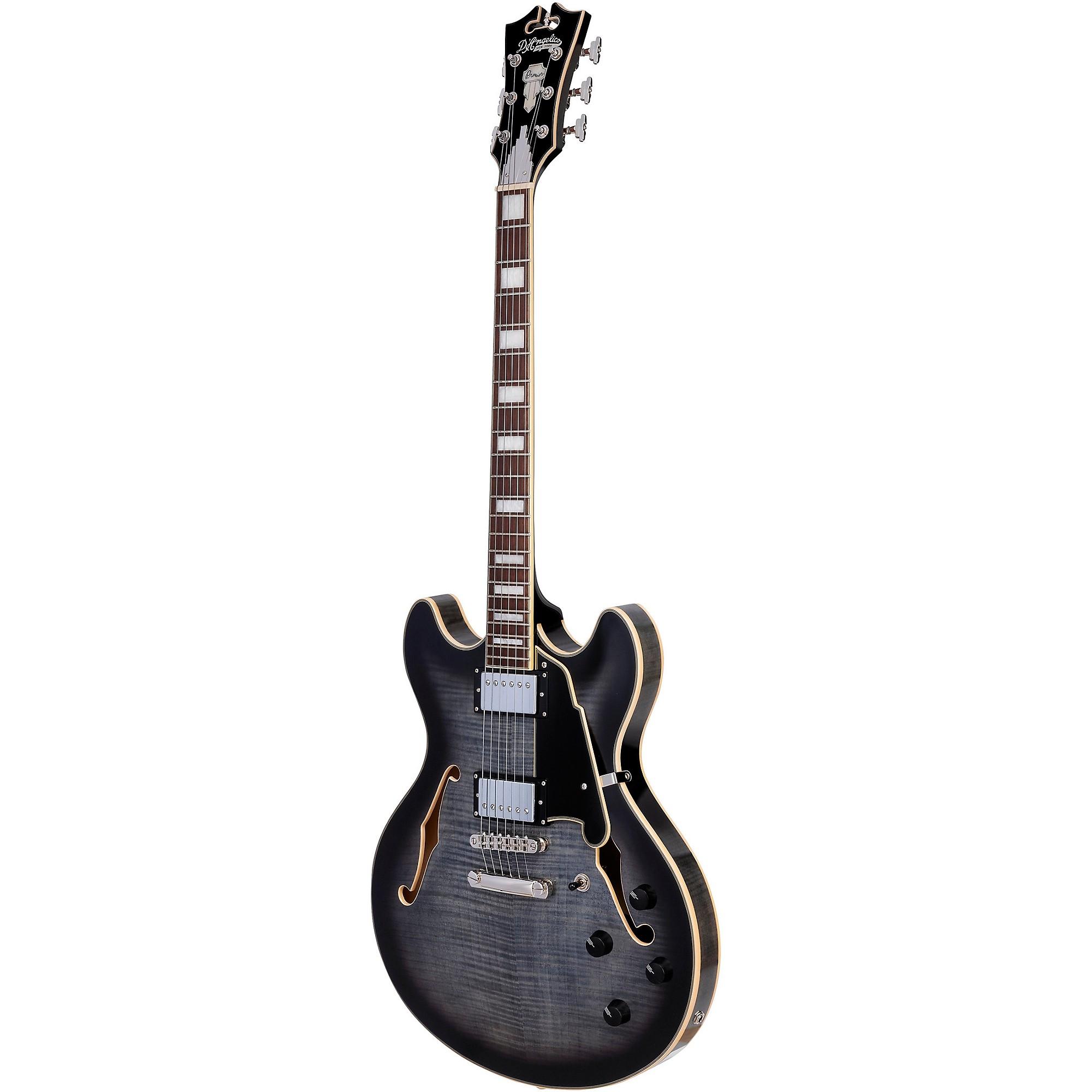 D'Angelico Premier DC Semi-Hollow Electric Guitar in Charcoal Burst - DAPDCCHBNS 5.jpg