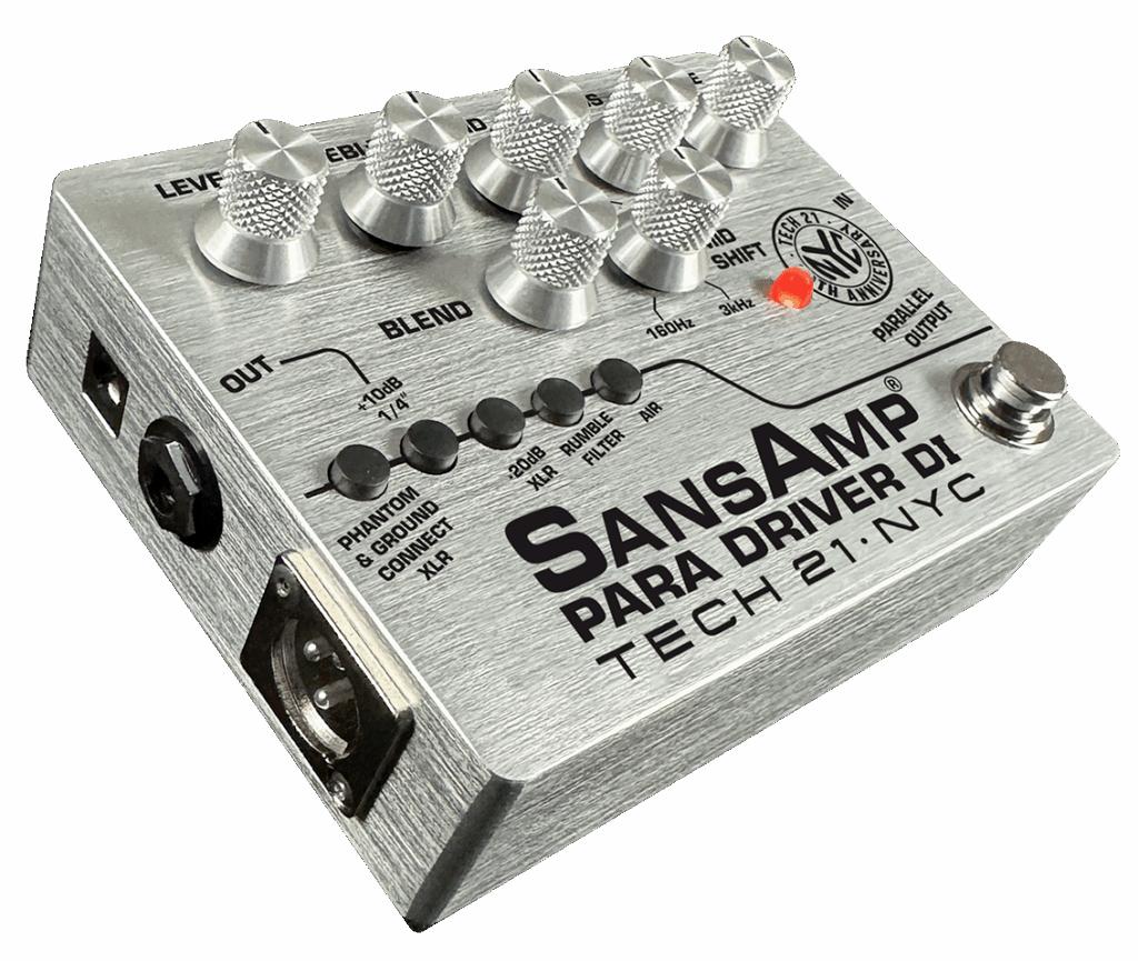 Tech 21 SansAmp 20th Anniversary PARA DRIVER DI Preamp Pedal in