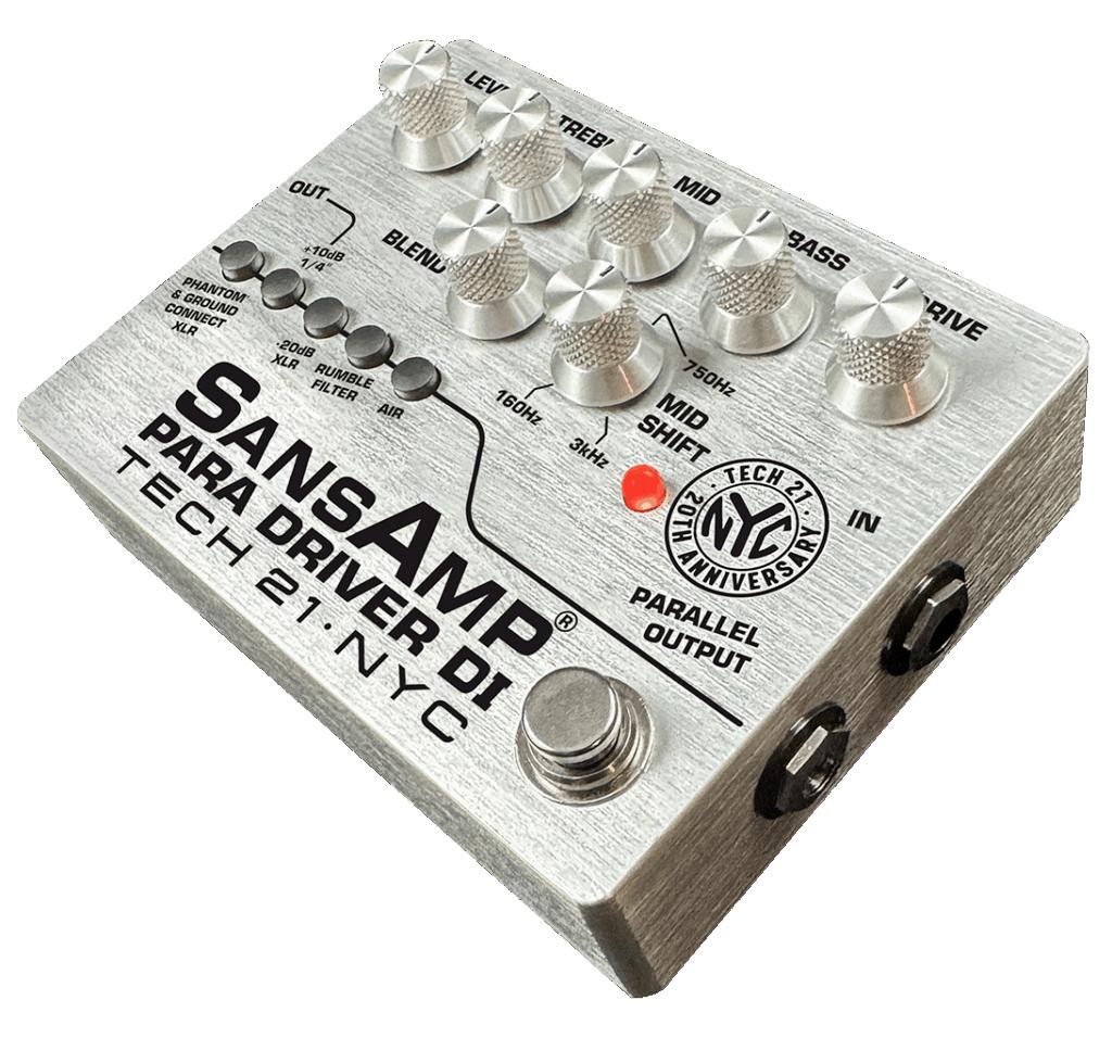 Tech 21 SansAmp 20th Anniversary PARA DRIVER DI Preamp Pedal in