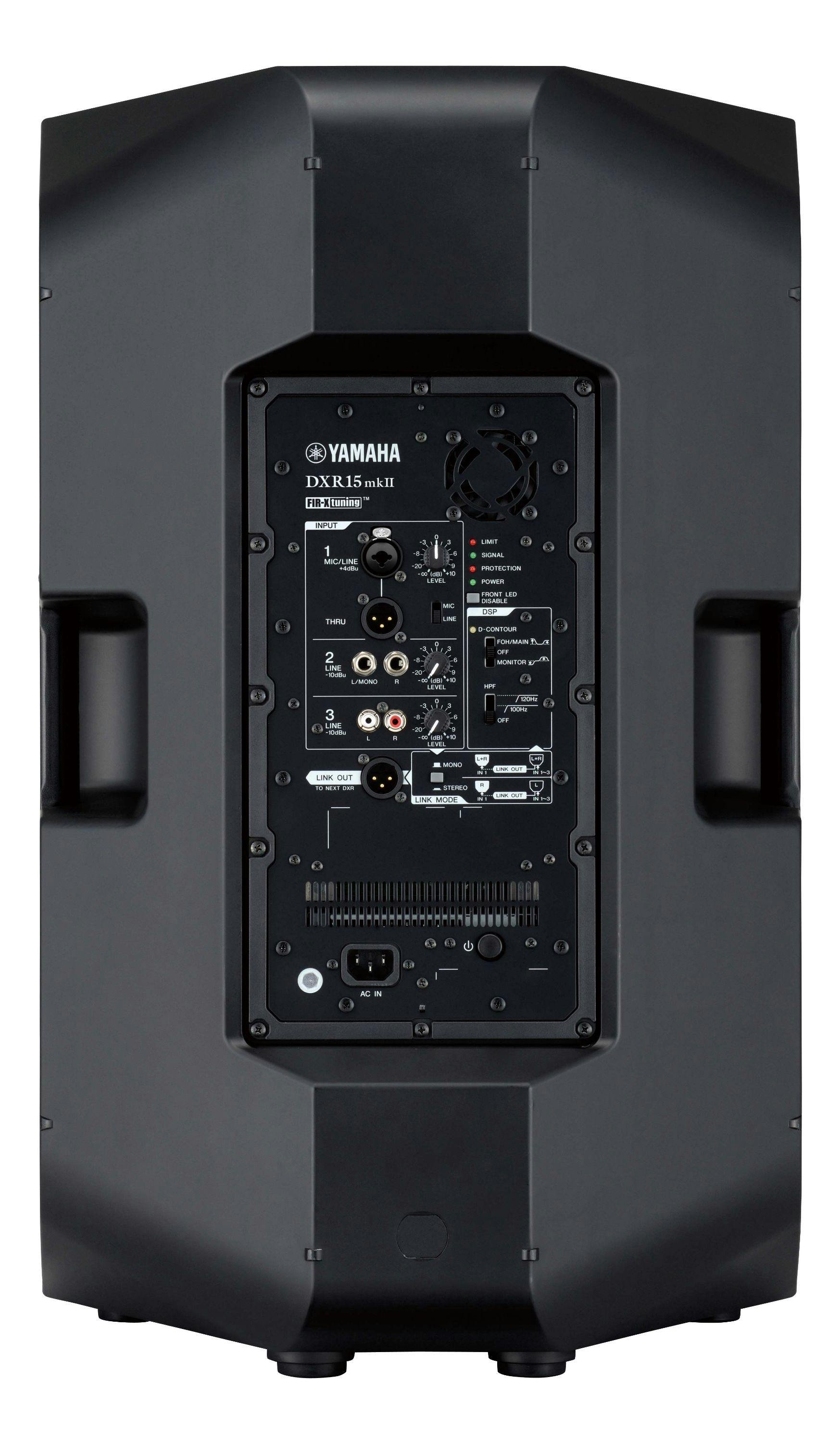 Yamaha DXR15 MkII 1100W Powered 1x15" PA Speaker - 330364-DXR15mkçU_rear.jpg
