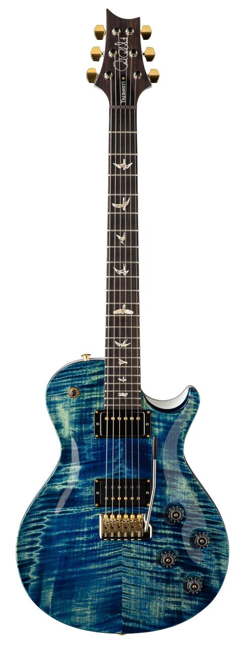 PRS Mark Tremonti Trem 10 Top Signature Electric Guitar in River Blue Pearl - 112841RP-Front.jpg