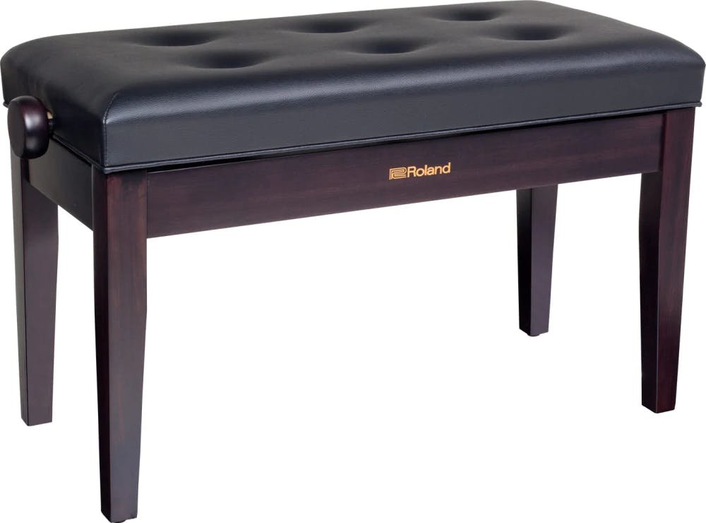 Roland RPB-D300RW Duet Size Piano Bench in Rosewood with Vinyl Seat - 515005-1654093489650.jpg