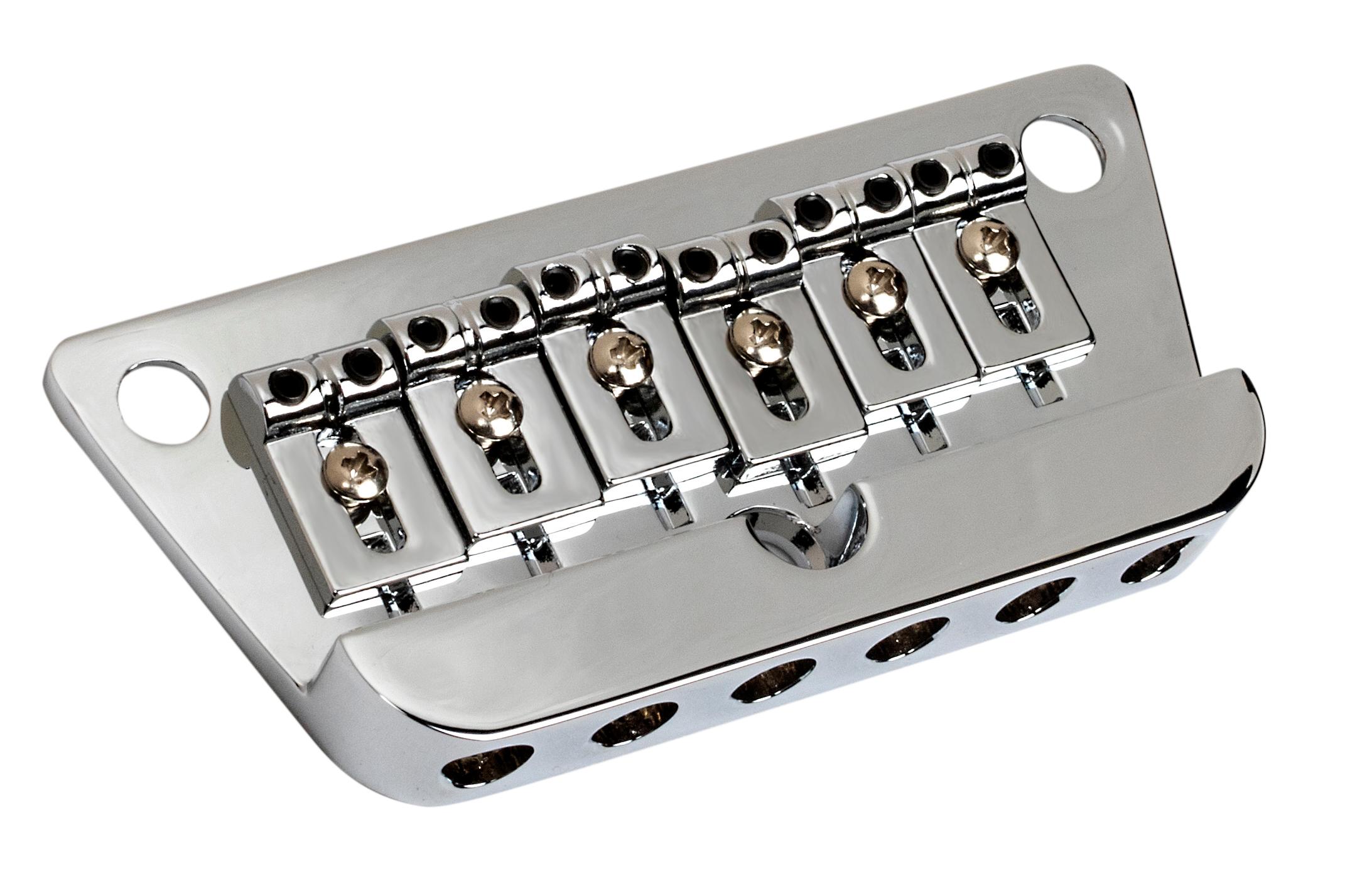 Danelectro Dan O. Mano Electric Guitar in Silver - Adjustable Bridge_High RES.jpg