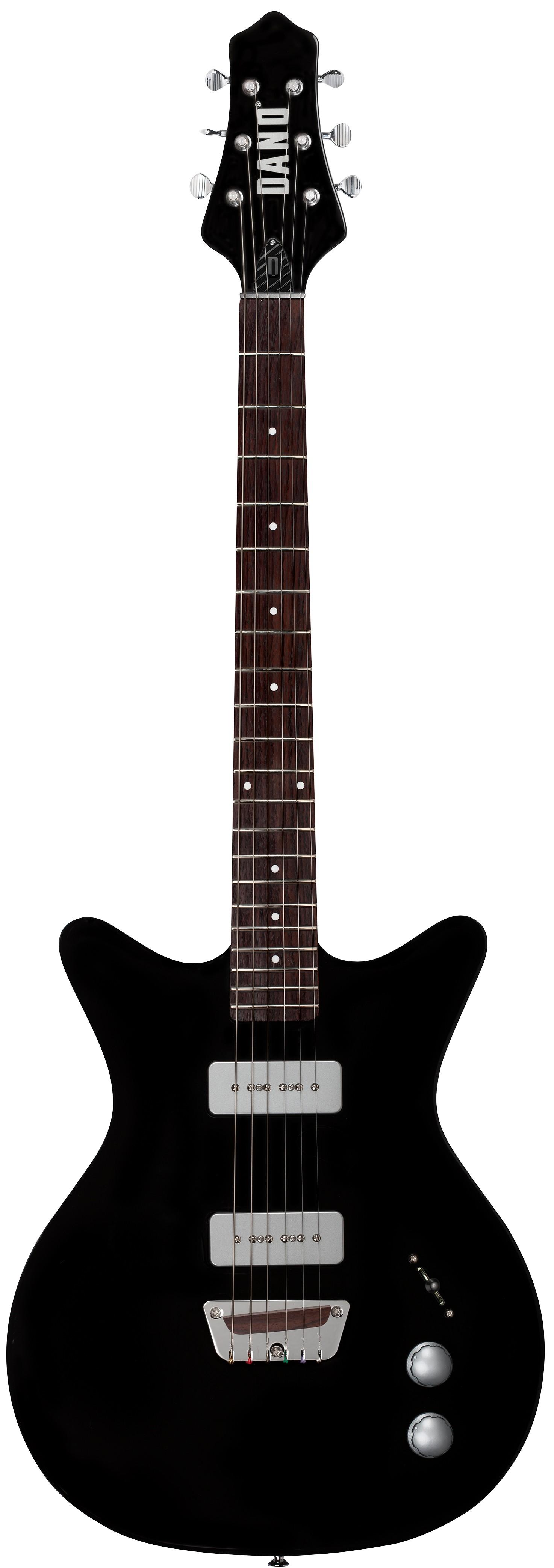 Danelectro Dan O. Mano Electric Guitar in Black - Black Dan O. MANO_High RES .jpg