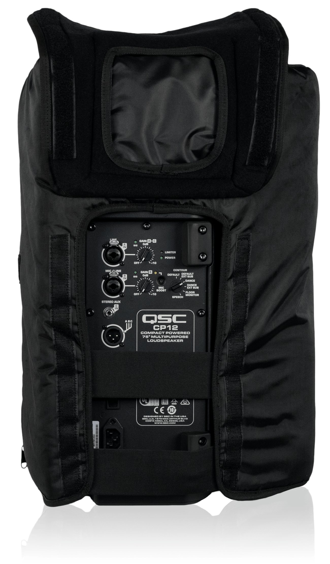 QSC Audio CP12 Active Loudspeaker Outdoor Cover - 523758-QSC CP12 Active Loudspeaker Outdoor Cover - SINGLE.jpg