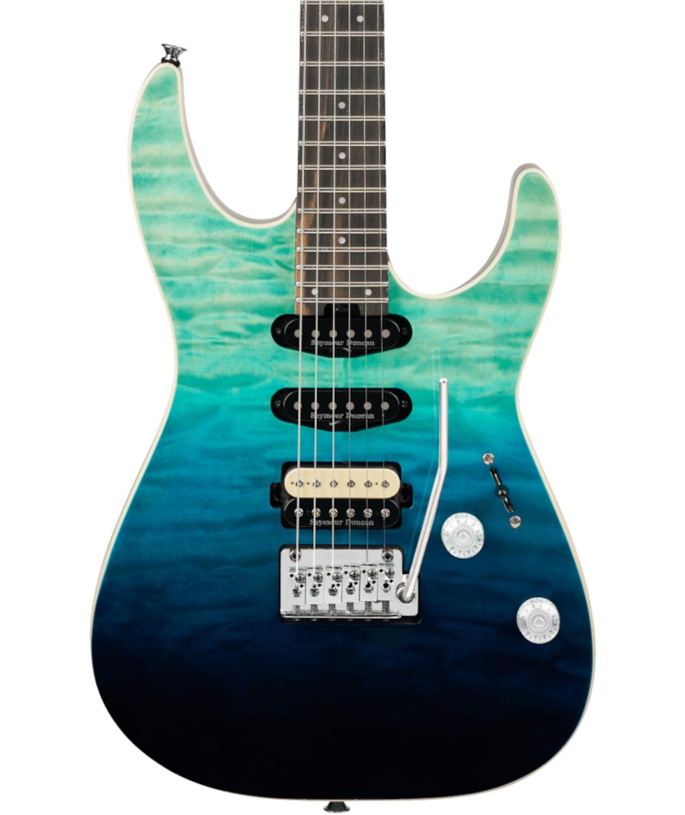 Charvel Pro-Mod Plus Dinky DK24 HSS 2PT EB QM Electric Guitar in