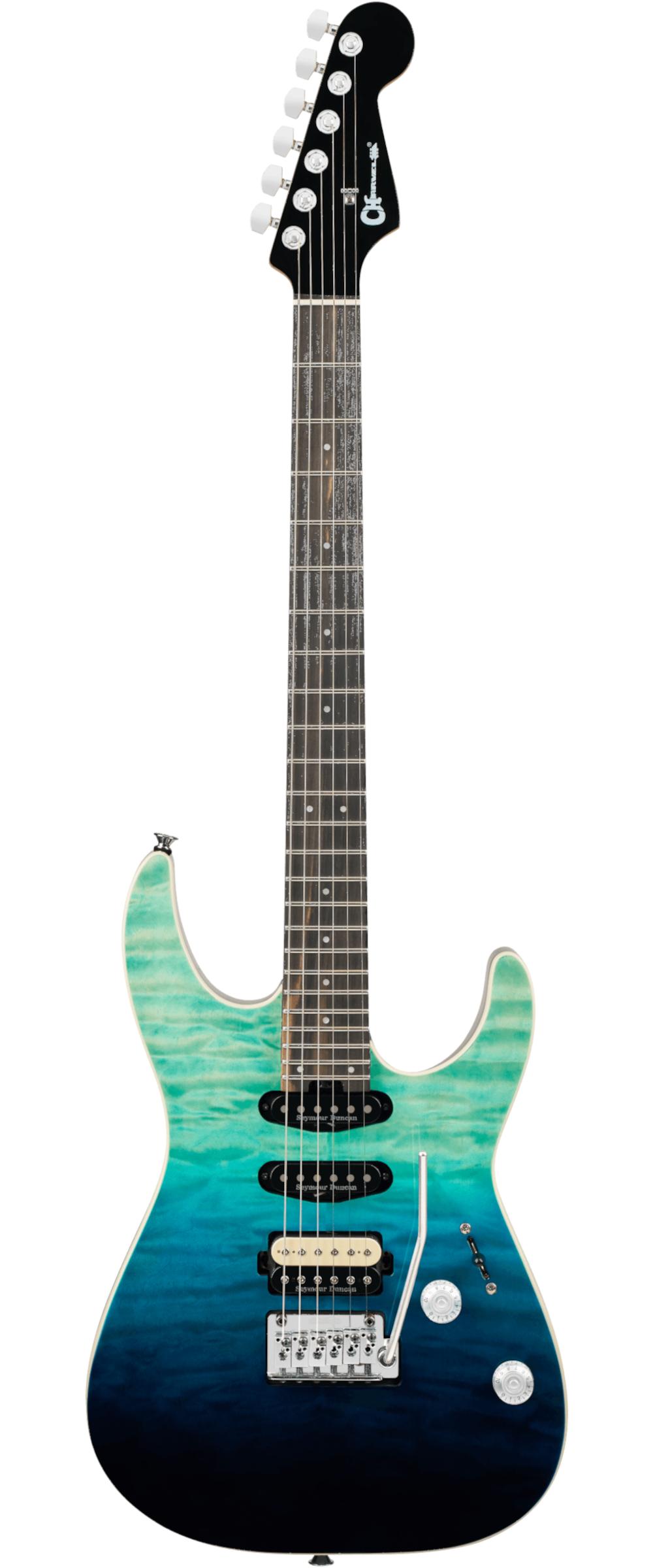 Charvel Pro-Mod Plus Dinky DK24 HSS 2PT EB QM Electric Guitar in