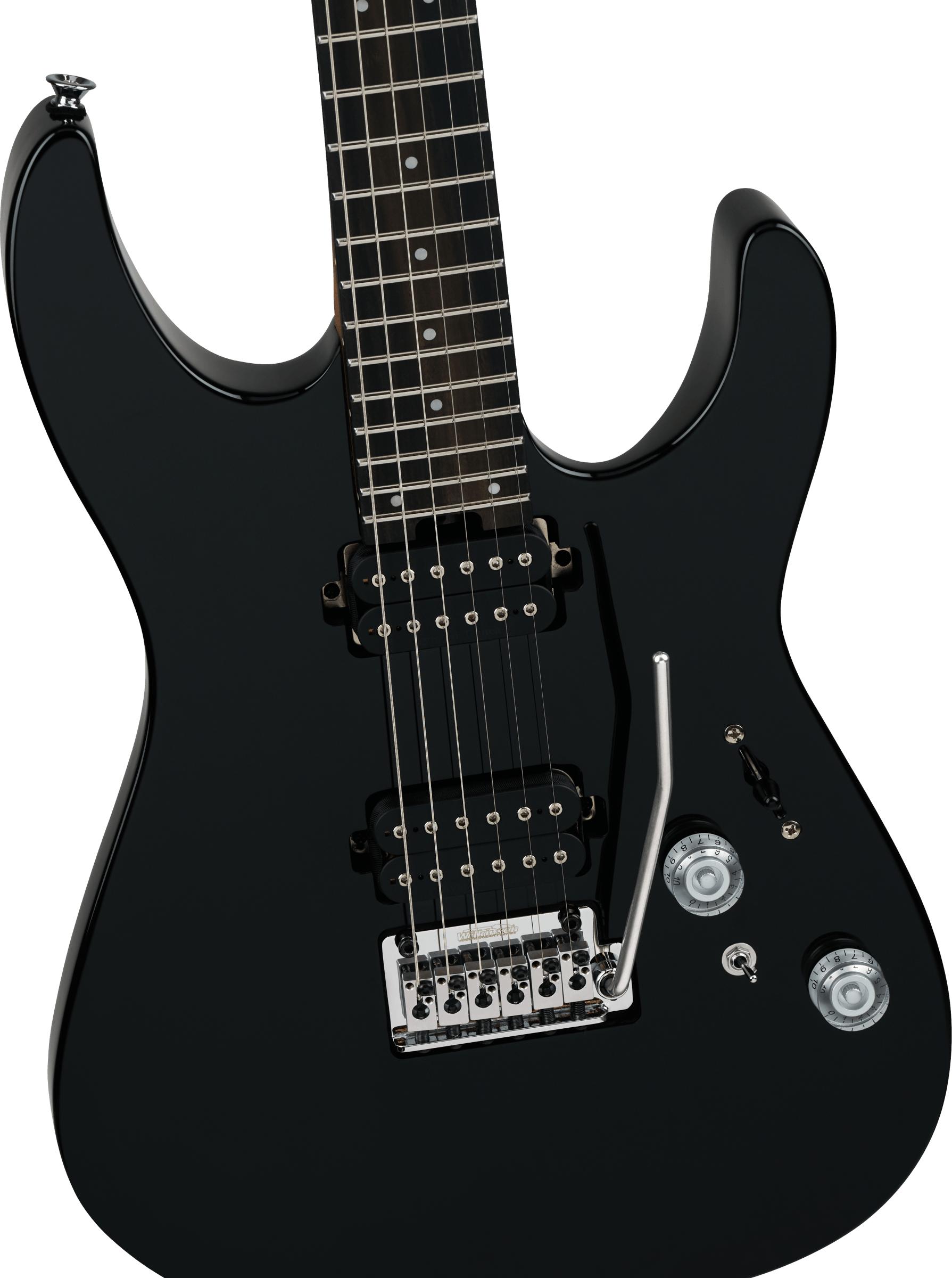 Charvel Pro-Mod Plus DK24 HH 2PT EB Electric Guitar in Raven Black
