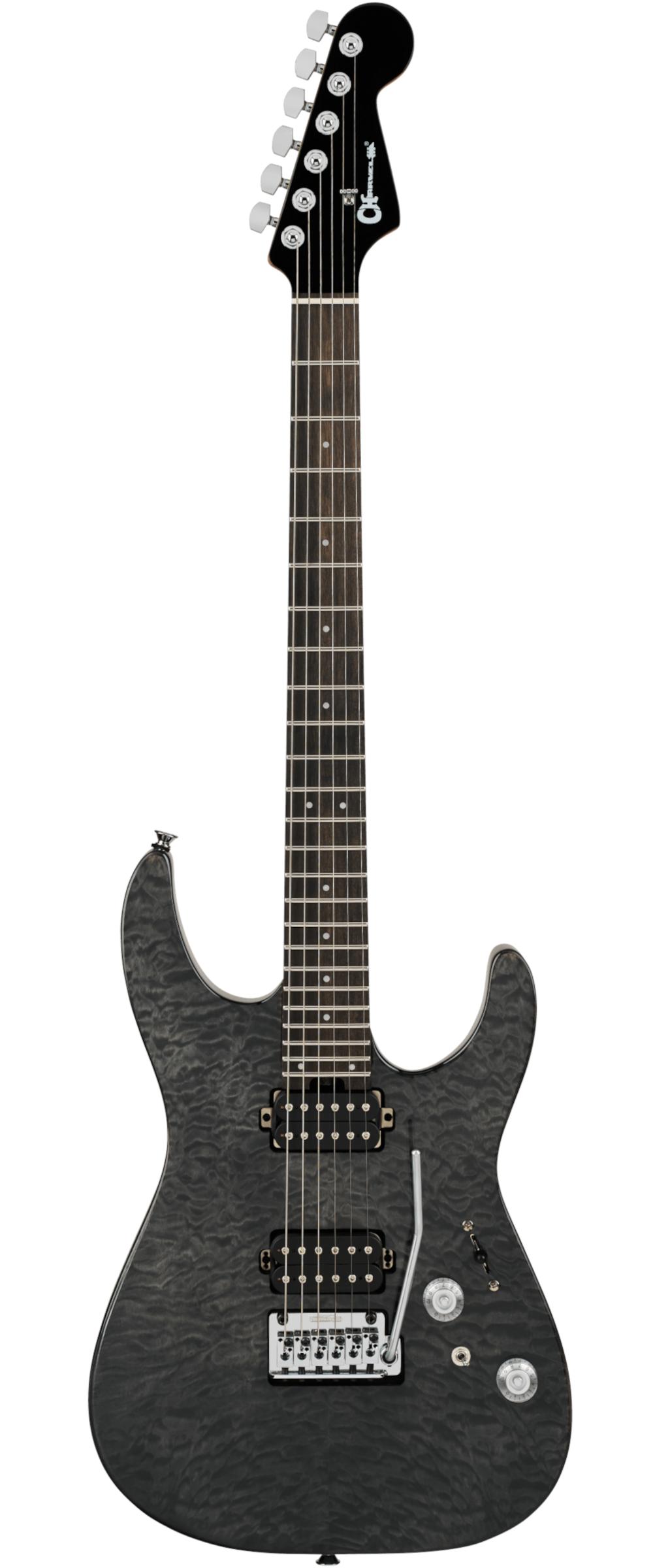 Charvel Pro-Mod Plus DK24 HH 2PT EB QM Electric Guitar in Midnight Ocean - 2972811585-Front.jpg