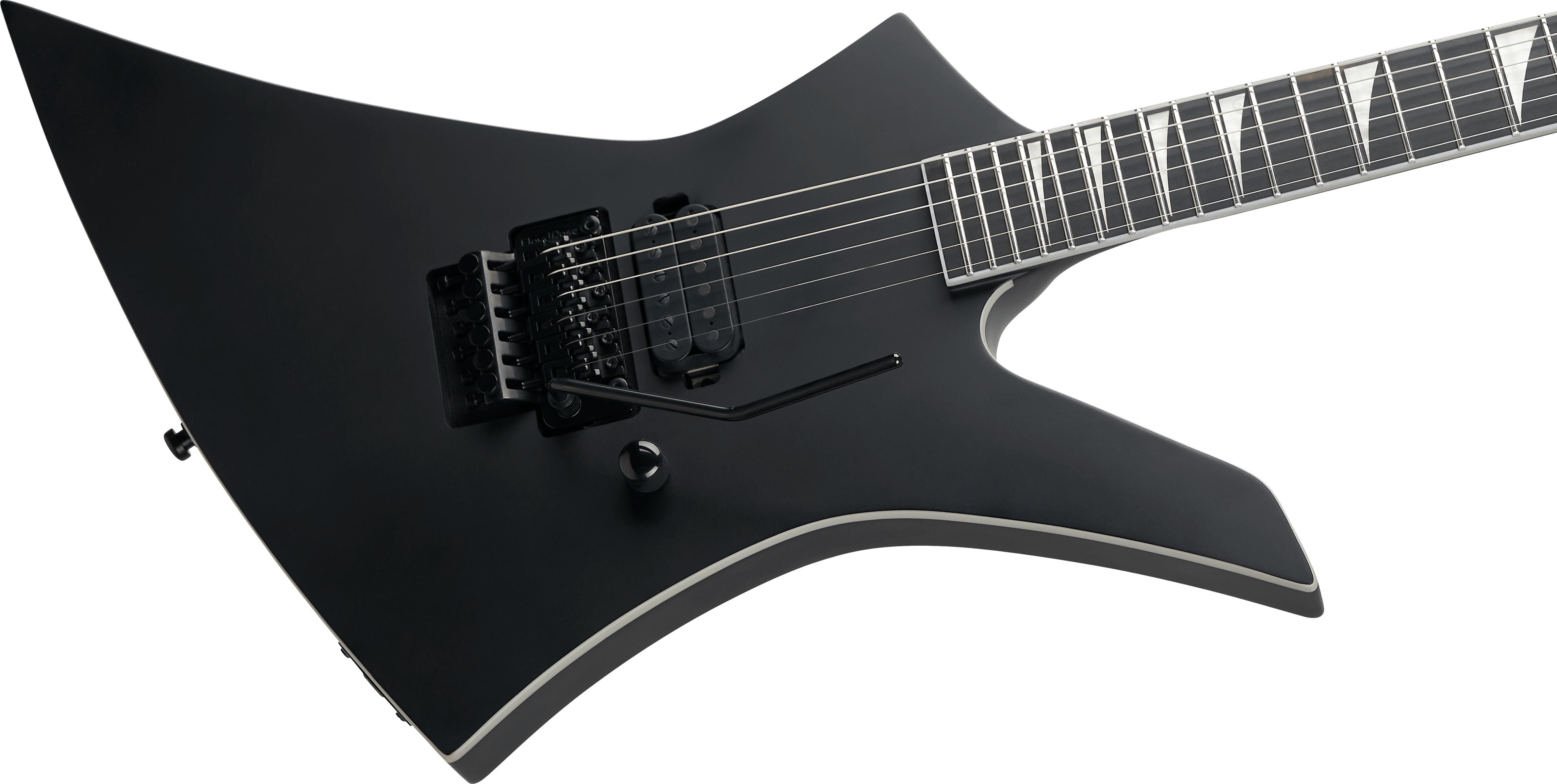 Jackson Pro Plus Pure Metal Limited Edition Kelly KE1A Electric Guitar in Satin Black - 2919564568-Body-Angle.jpg
