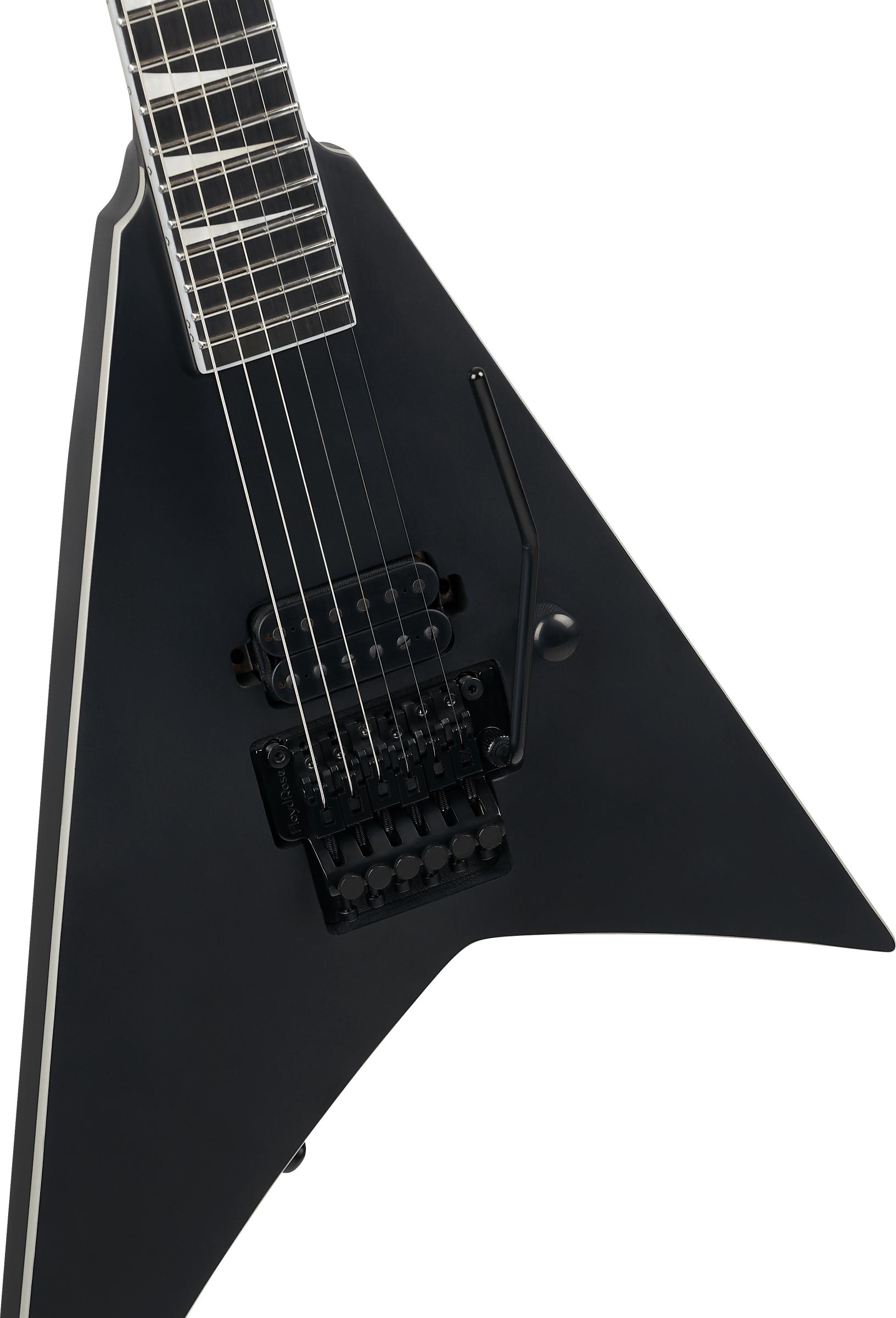 Jackson Pro Plus Pure Metal Limited Edition Rhoads RR1A Electric Guitar in Satin Black - 2919464568-Top-Angle.jpg