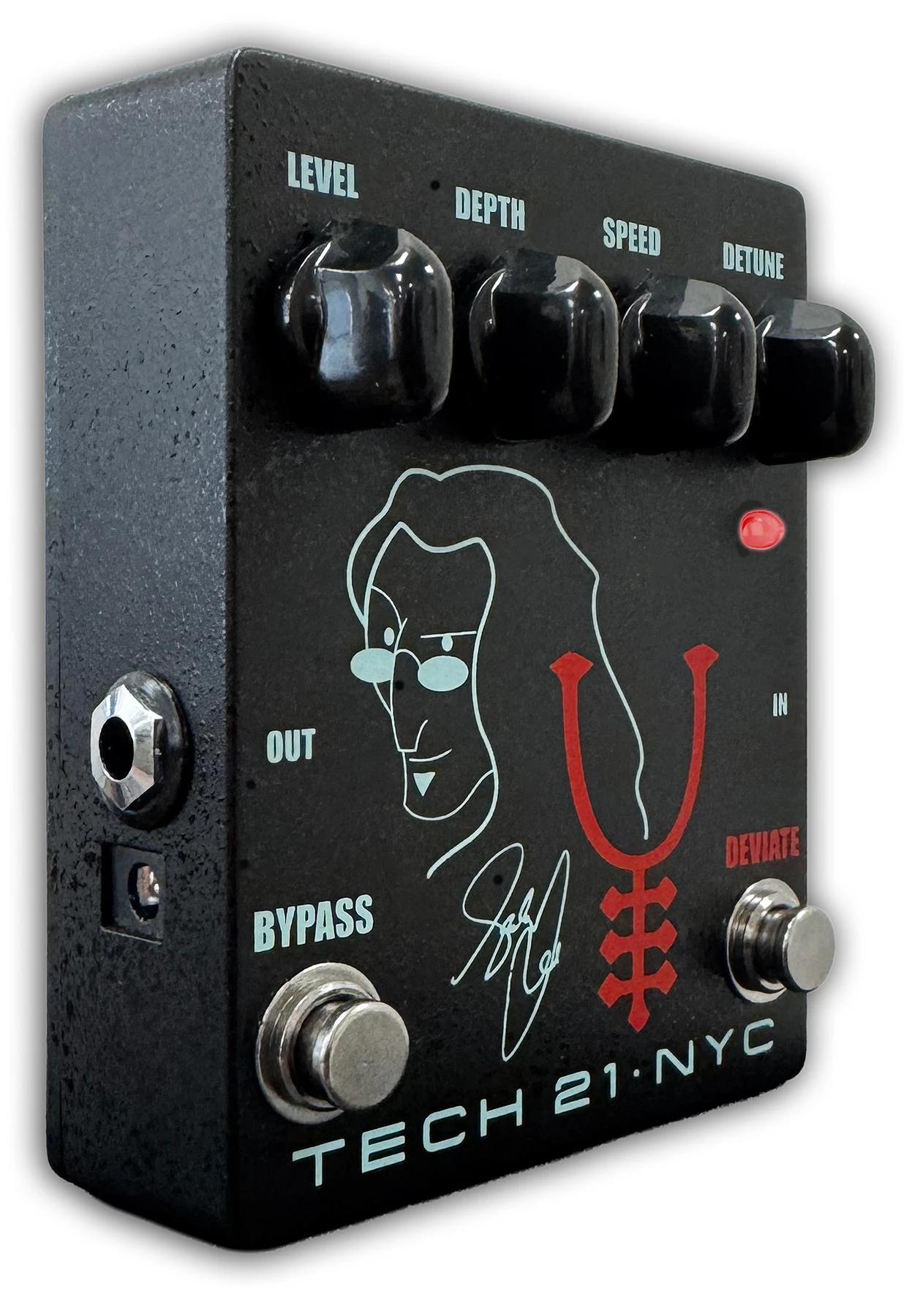 Tech 21 Geddy Lee Amalgamatiom Signature Chorus Pedal - Tech21_GeddyLee_AmalgamationChorus_LeftSide2.jpg
