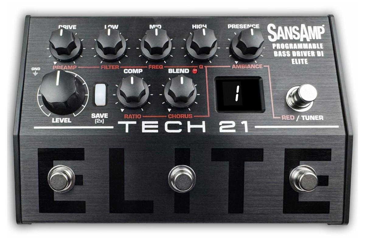 Tech 21 SansAmp Programmable Bass Driver Elite Pedal - PBDREL-1.jpg