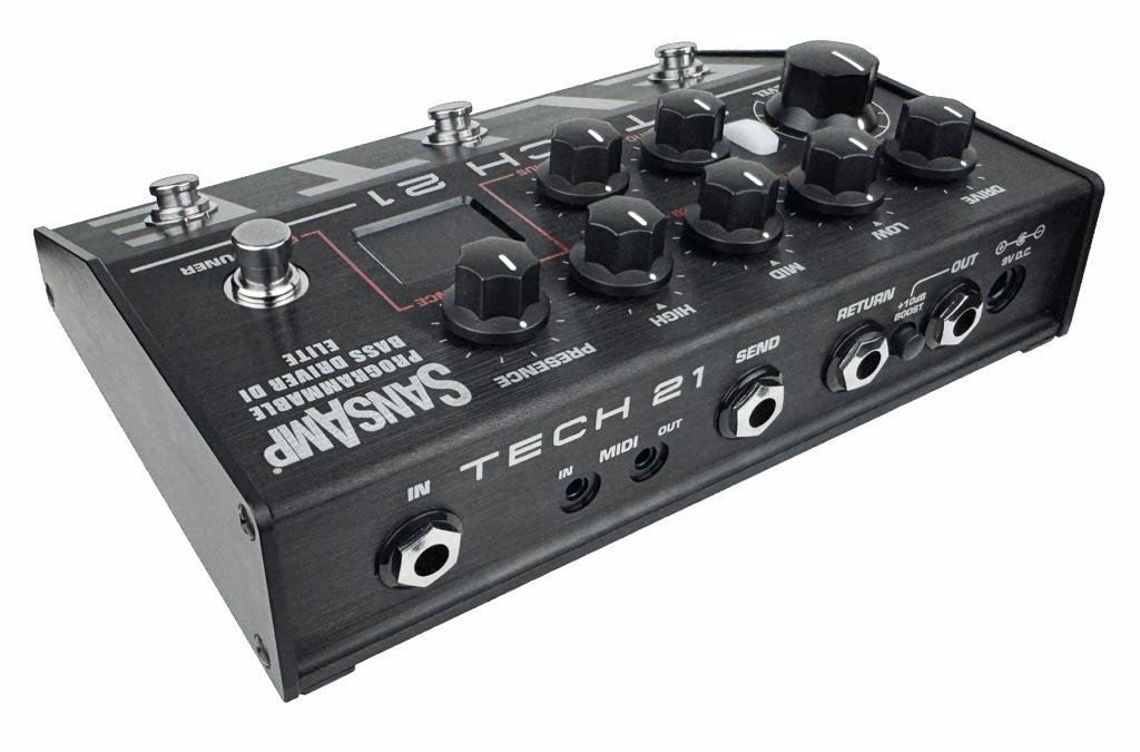Tech 21 SansAmp Programmable Bass Driver Elite Pedal - Andertons