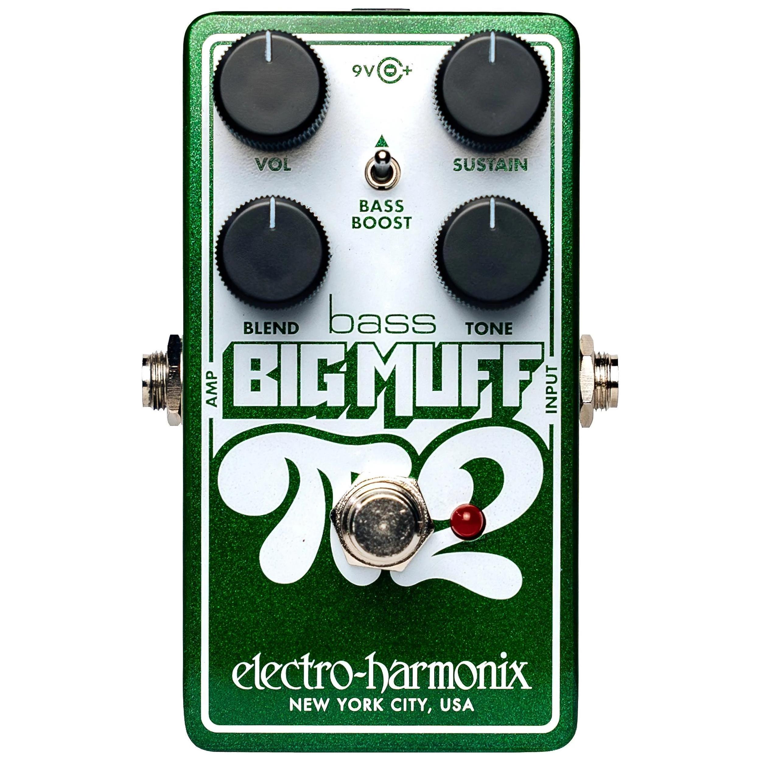 Electro Harmonix Bass Big Muff Pi 2 Dual Op-Amp Fuzz Pedal