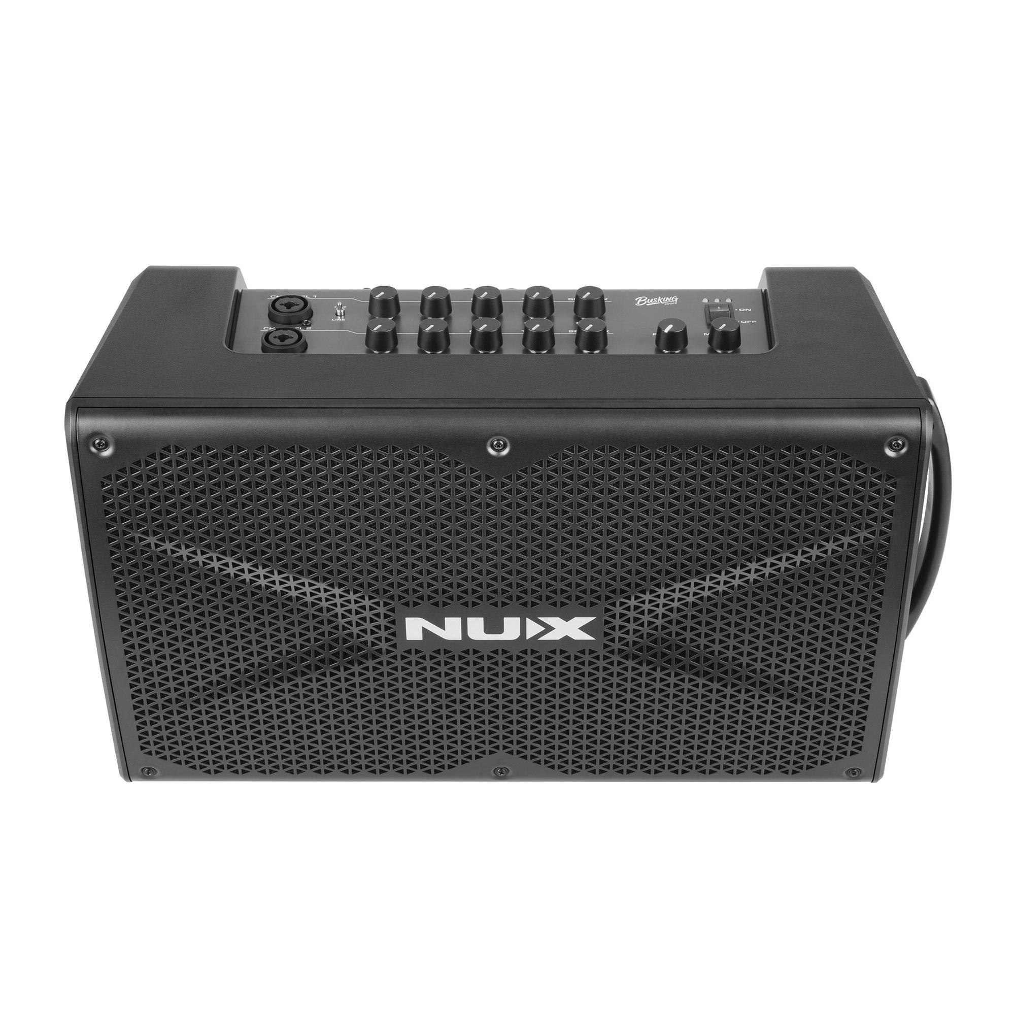 NUX Busking 200FR Portable PA Speaker - 173427UK-Top-Angle.jpg