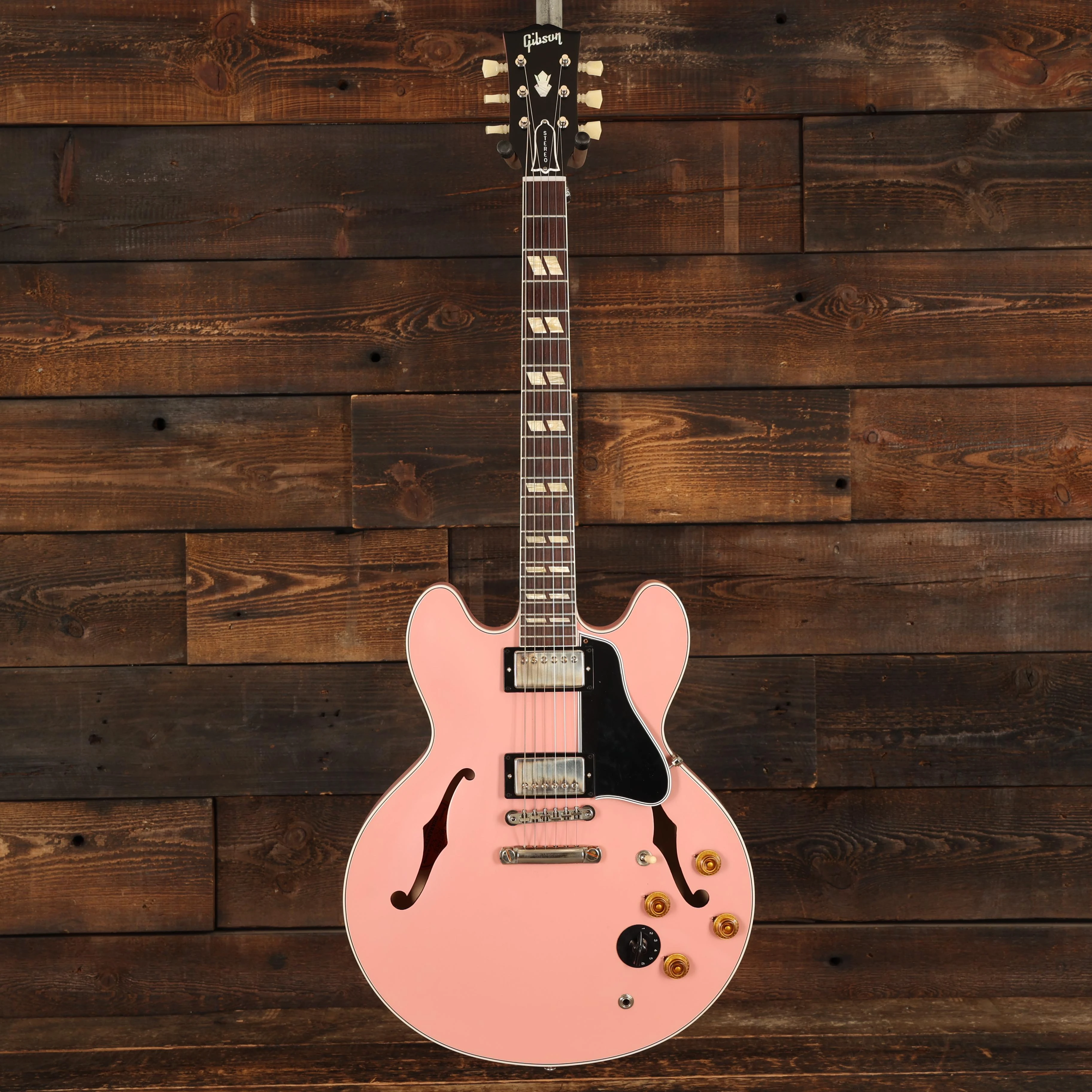 Gibson Custom Shop 1964 ES-345 Varitone VOS Semi-Hollow Electric Guitar in Shell Pink - 150366 (4).JPG