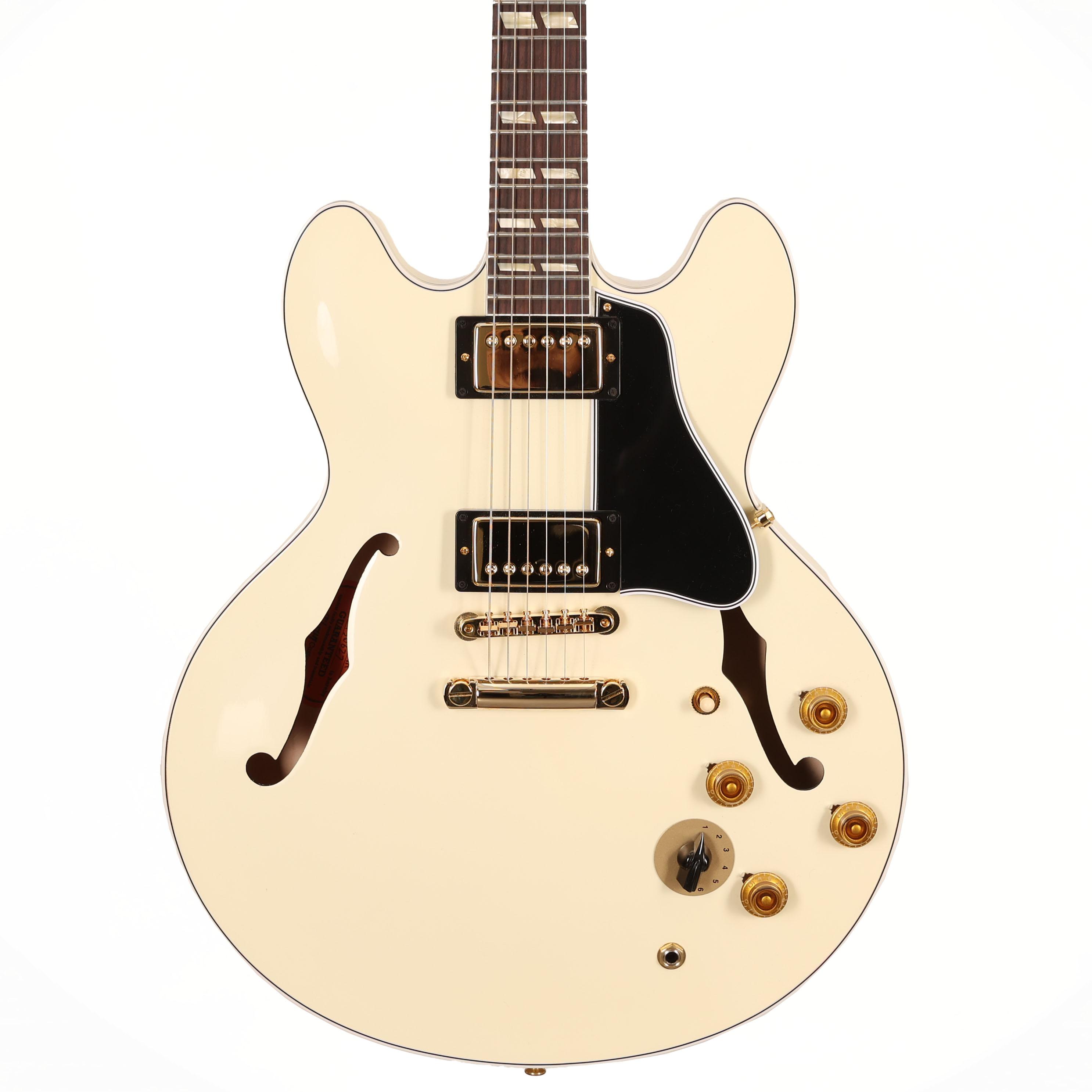 Gibson Custom Shop 1964 ES-345 Varitone VOS Semi-Hollow Electric Guitar in Classic White  - 150627 (2).JPG