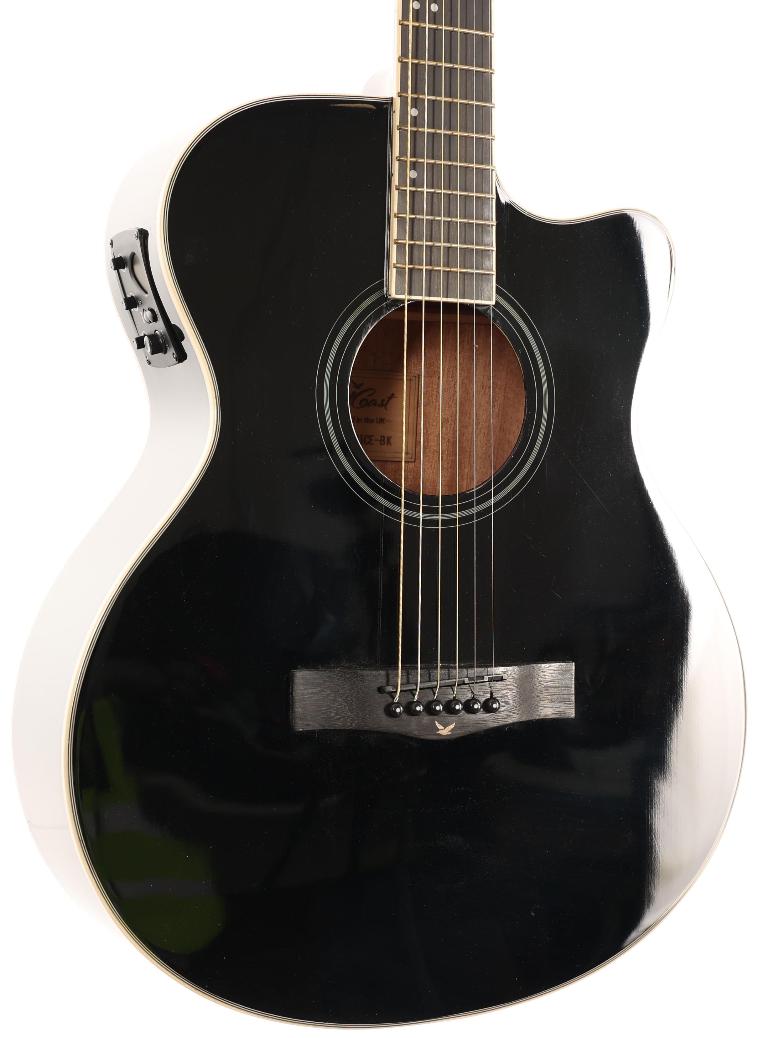 B Stock : EastCoast G1CE Grand Auditorium Gloss Black Electro Acoustic 064 - B-EC-G1CE-B-0064 (4).jpg