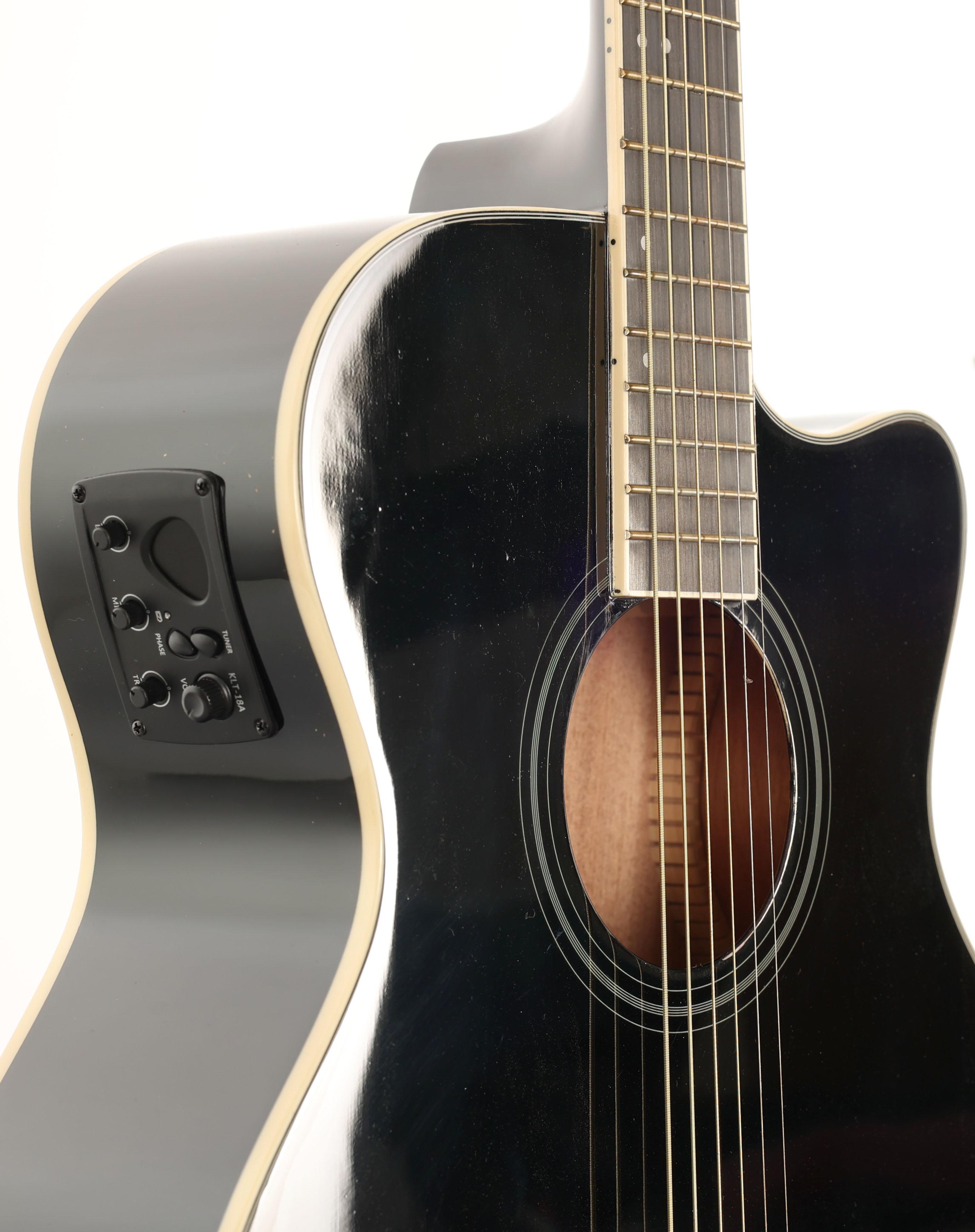 B Stock : EastCoast G1CE Grand Auditorium Gloss Black Electro Acoustic 064 - B-EC-G1CE-B-0064 (7).jpg