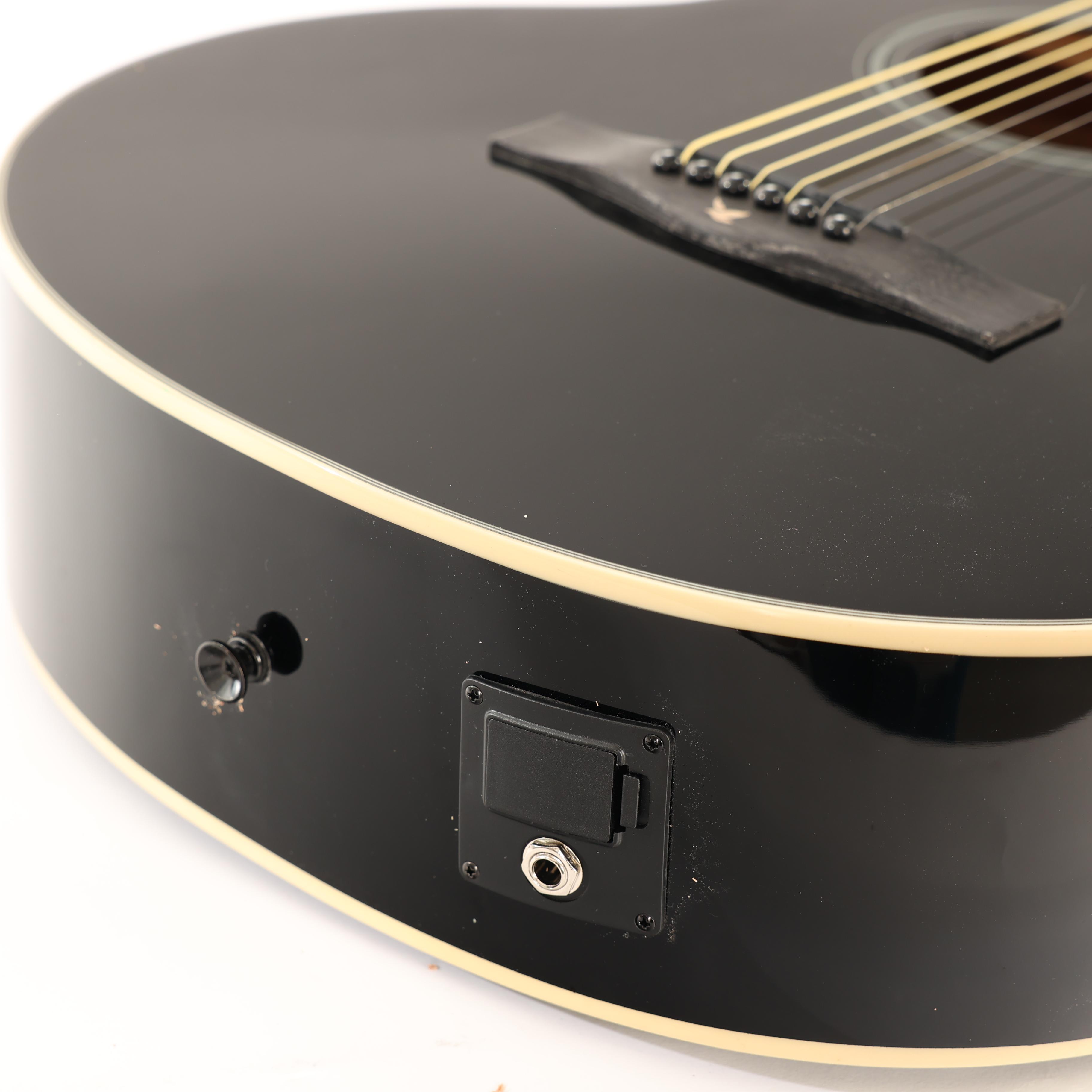 B Stock : EastCoast G1CE Grand Auditorium Gloss Black Electro Acoustic 064 - B-EC-G1CE-B-0064 (14).jpg