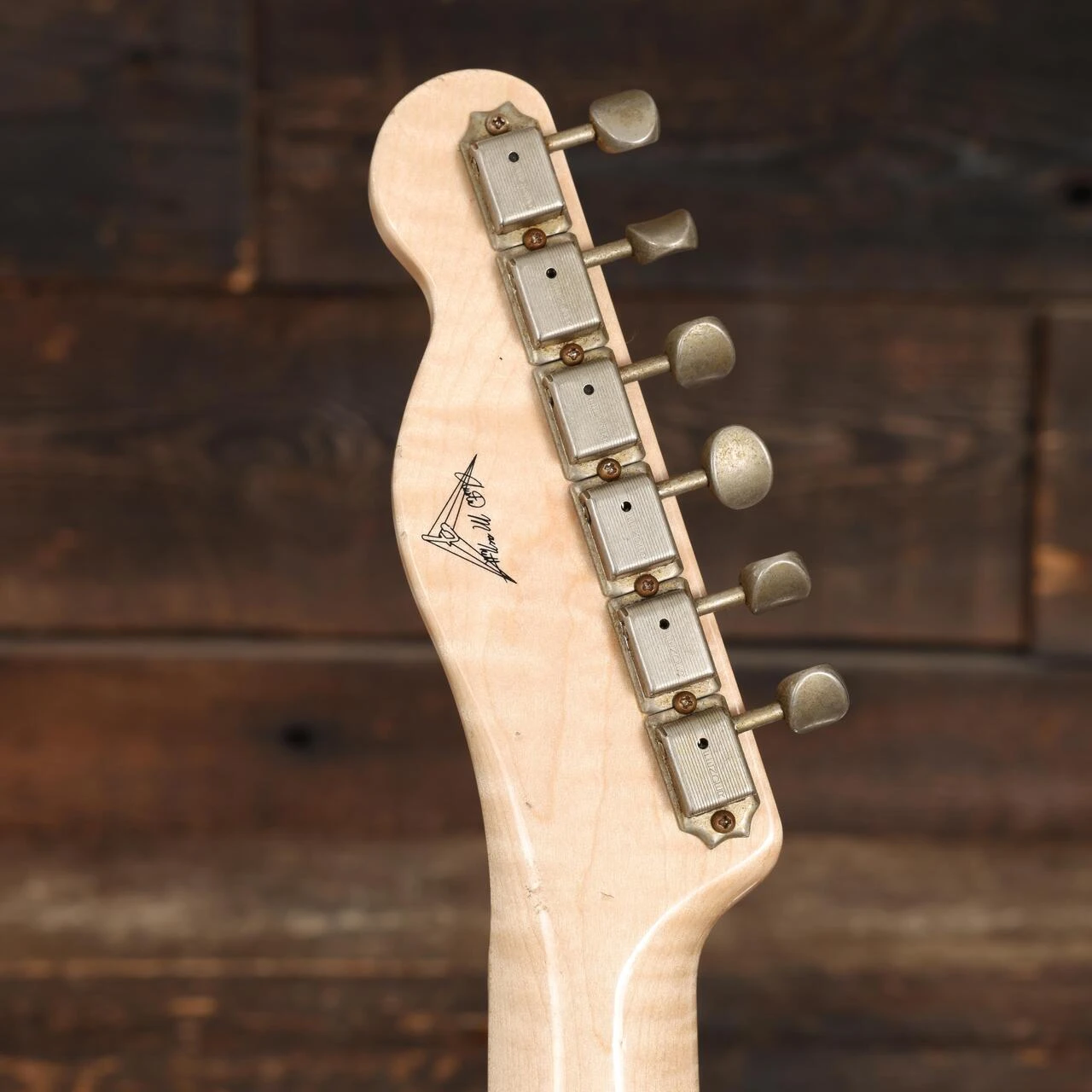 Fender Custom Shop Masterbuilt Austin MacNutt Roasted Pine Telecaster Electric Guitar in Surf & Sherwood Green - AM0159 (6).JPG