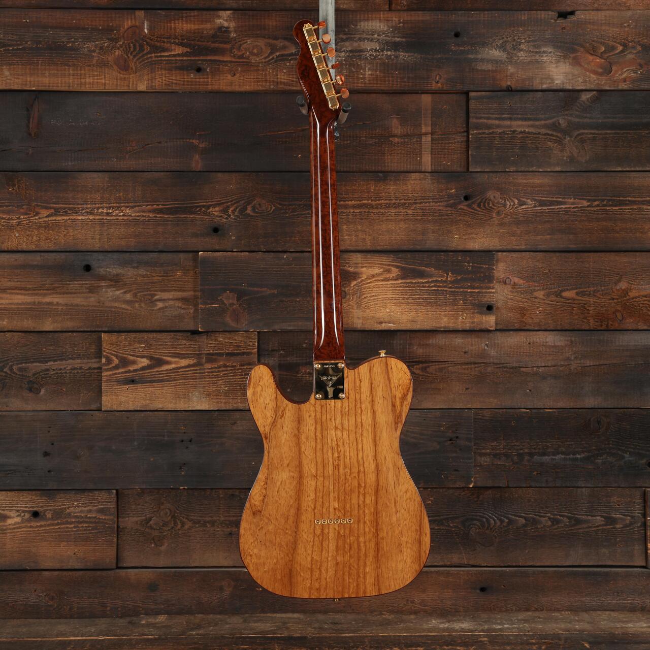 Fender Custom Shop Masterbuilt Austin MacNutt Koa Top Telecaster Thinline NOS Electric Guitar in Natural - AM0156 (5).JPG