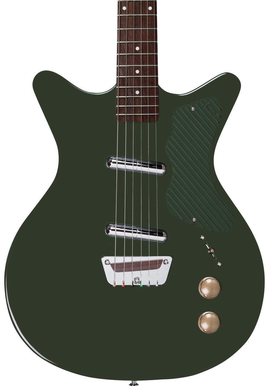 Danelectro Dan O. Cool Electric Guitar in Green - DOCGTRGRN-Body.jpg