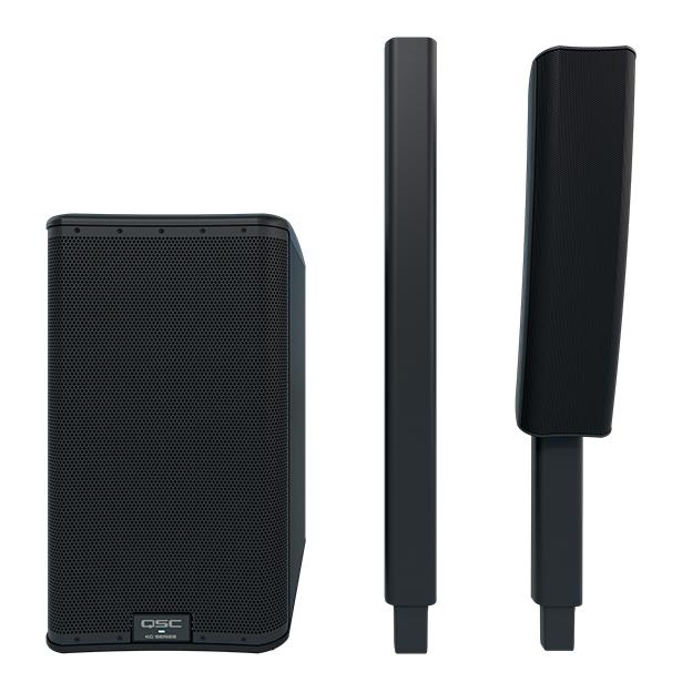 QSC KC12 Wide Coverage PA Bundle With 2X KC12 Portable Column Systems & Cables - KC12-BK (14).jpg